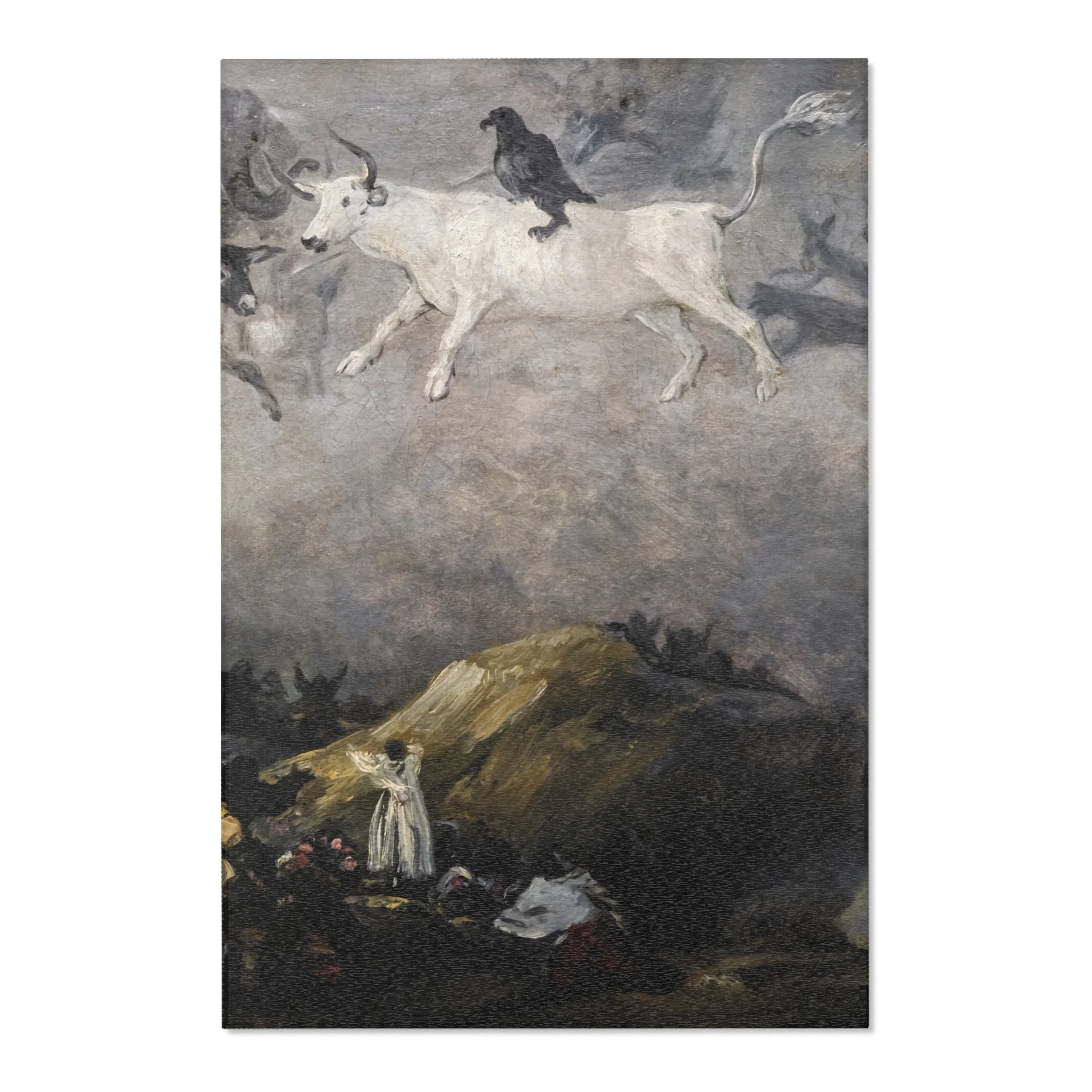 (Agen) Caprice - Francisco de Goya 1818-1819 - Musée des Beaux-Arts d'Agen | Area Rug - Image 3