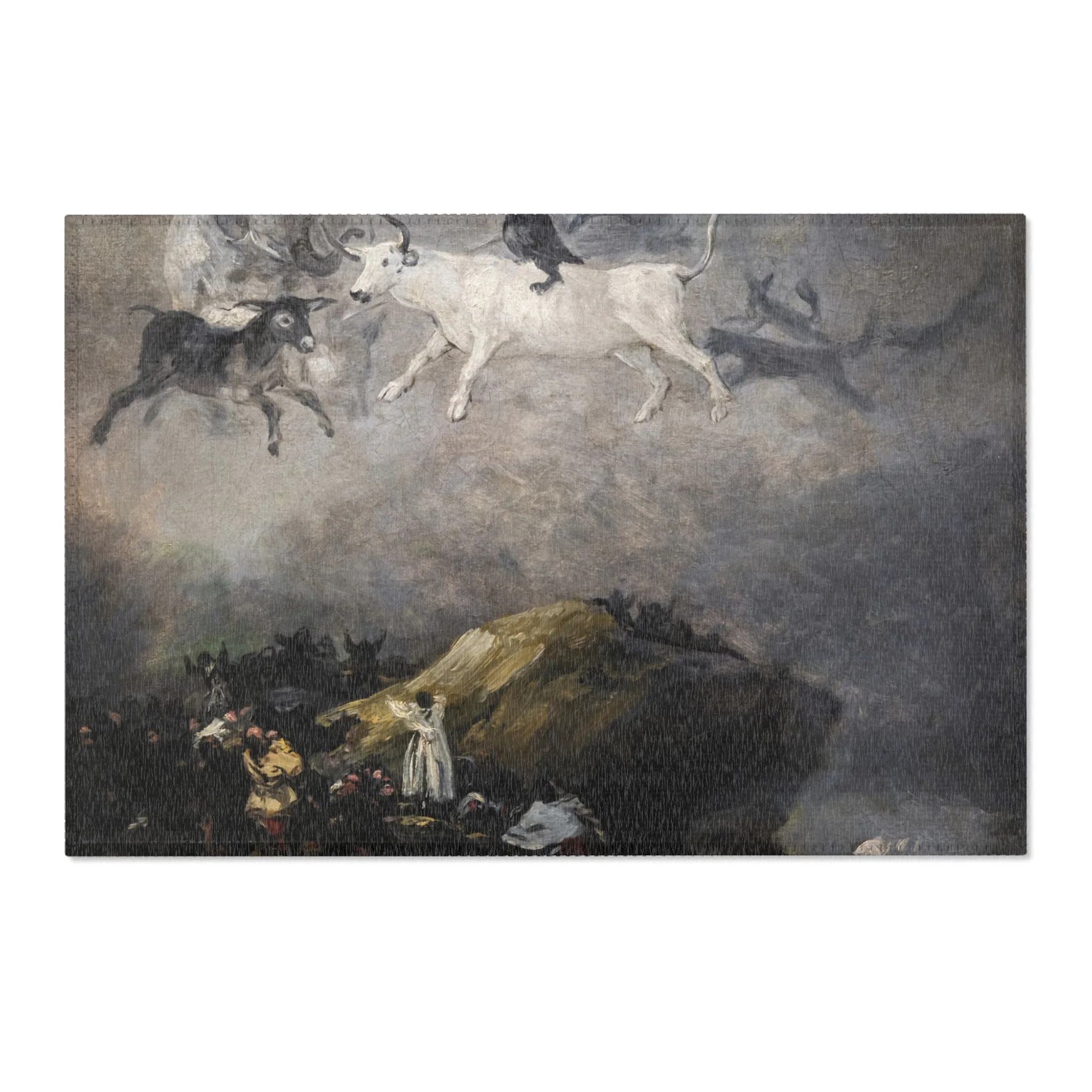 (Agen) Caprice - Francisco de Goya 1818-1819 - Musée des Beaux-Arts d'Agen | Area Rug - Image 4