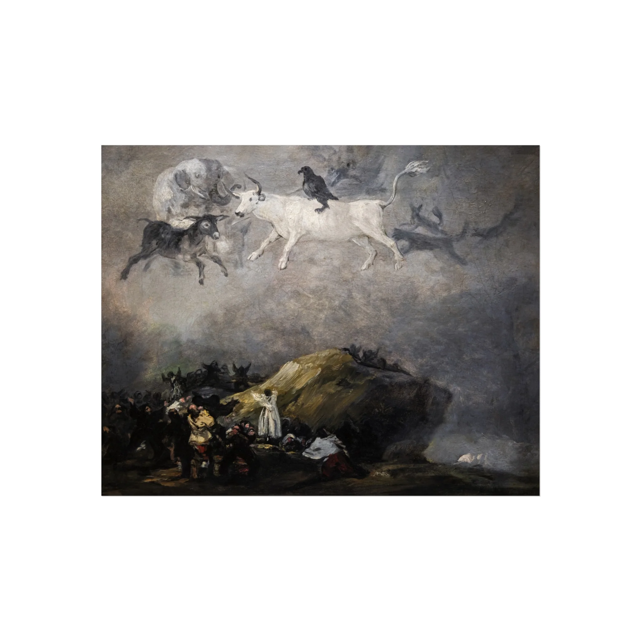 (Agen) Caprice - Francisco de Goya 1818-1819 - Musée des Beaux-Arts d'Agen | Fine Art Poster - Image 2