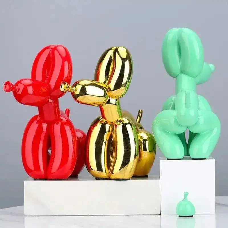 Air Balloon Dog Pooping Figurine - Image 3