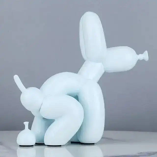 Air Balloon Dog Pooping Figurine - Image 4