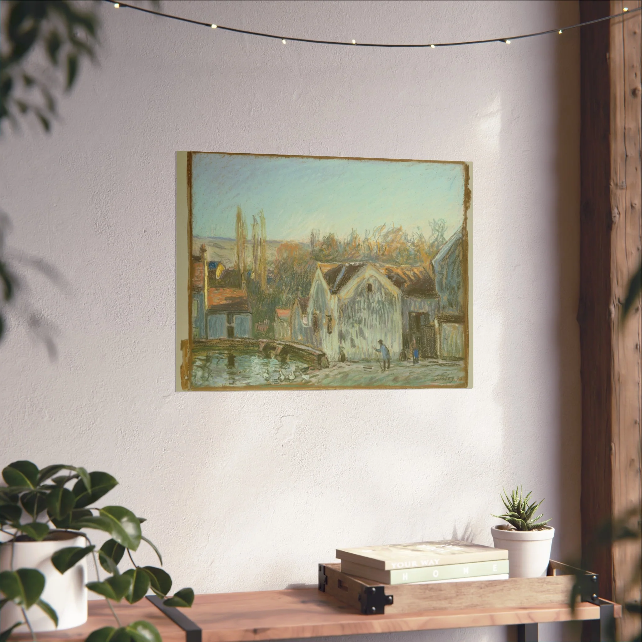 Alfred Sisley - A Corner of Moret-sur-Loing | Fine Art Poster - Image 10