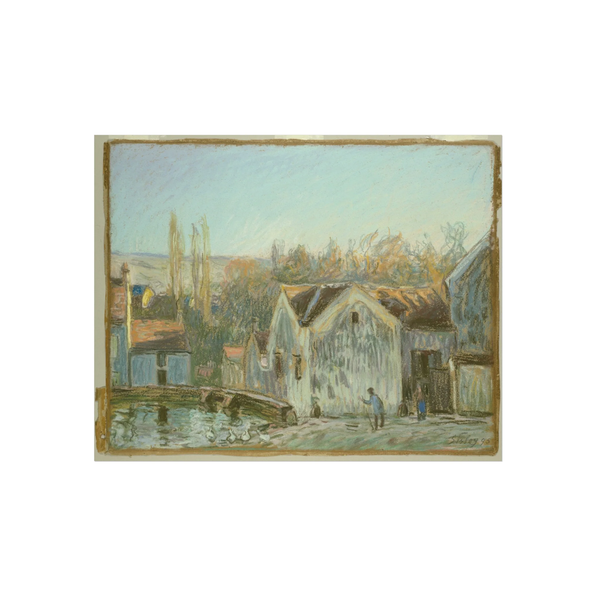 Alfred Sisley - A Corner of Moret-sur-Loing | Fine Art Poster - Image 2