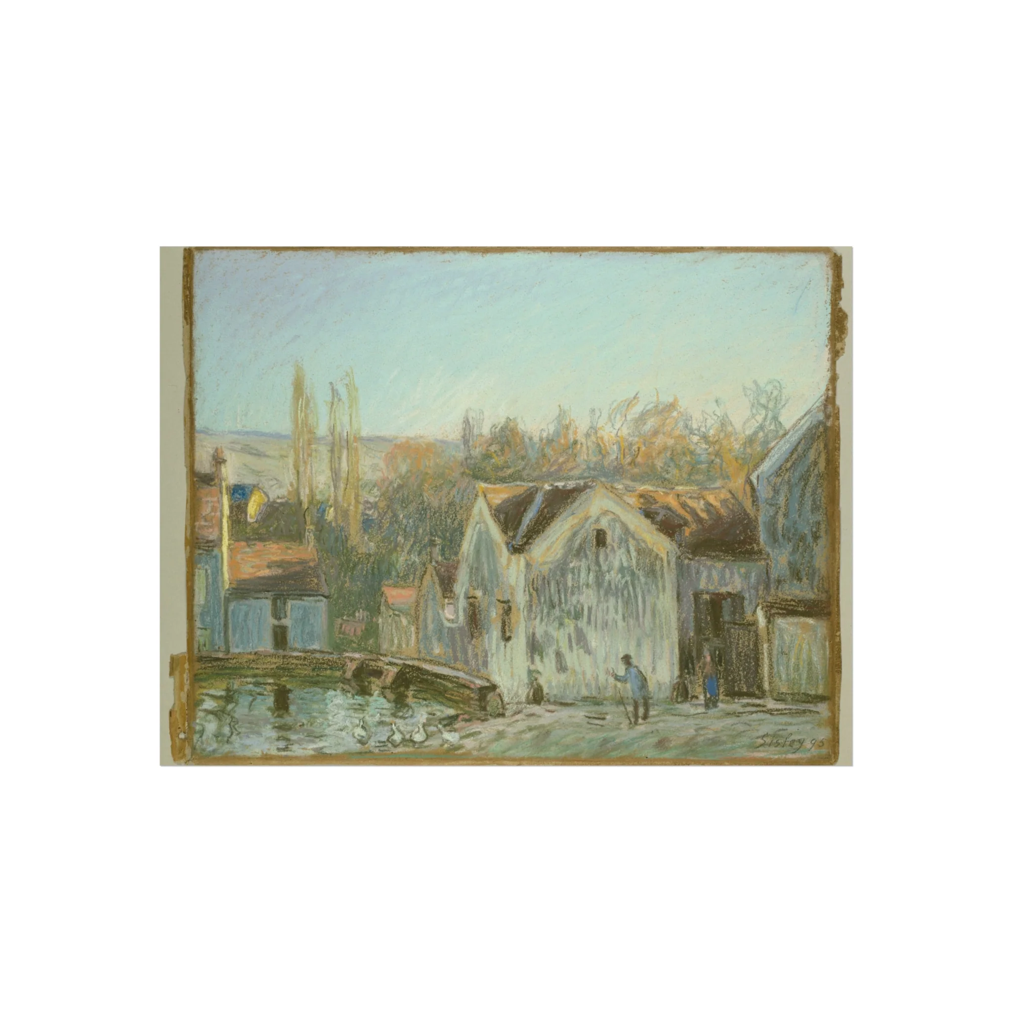 Alfred Sisley - A Corner of Moret-sur-Loing | Fine Art Poster - Image 3