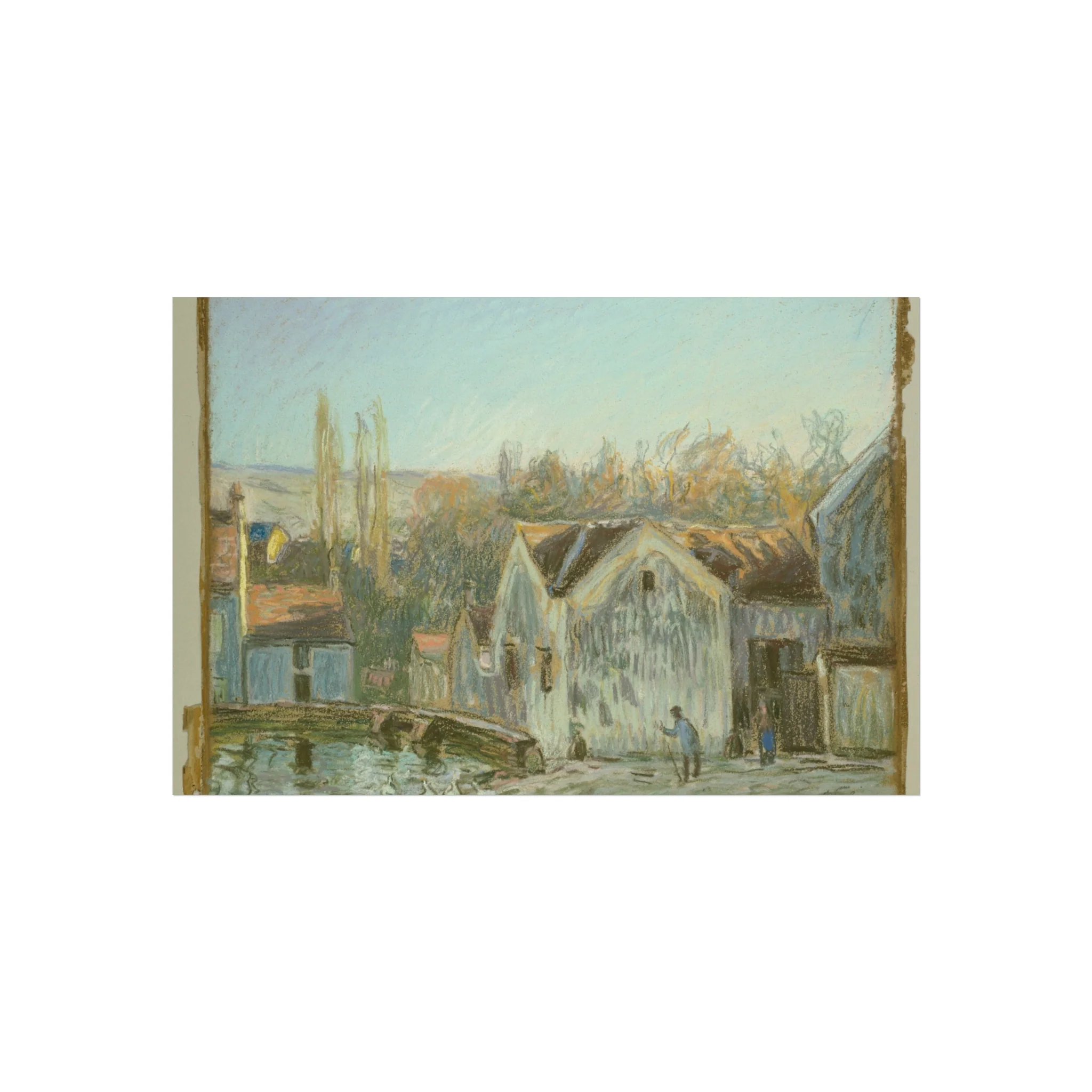 Alfred Sisley - A Corner of Moret-sur-Loing | Fine Art Poster - Image 4