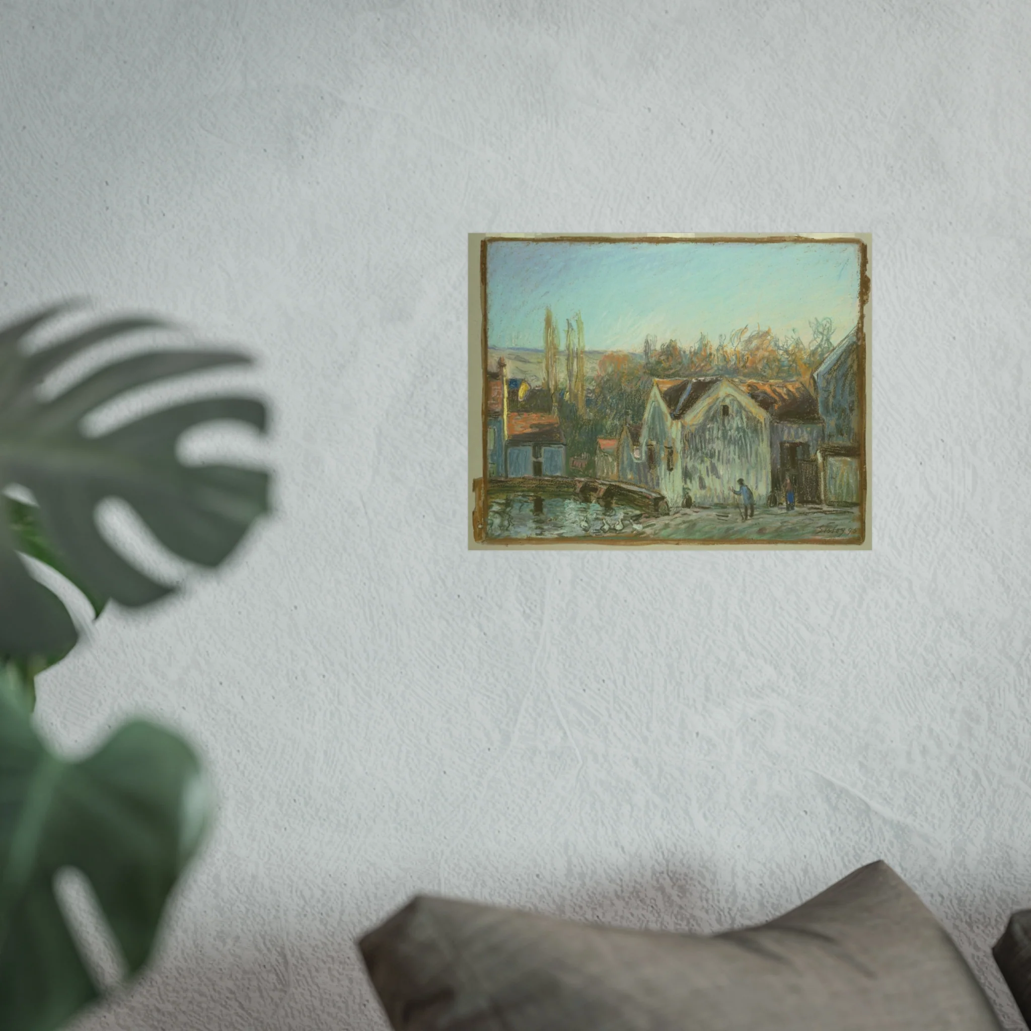 Alfred Sisley - A Corner of Moret-sur-Loing | Fine Art Poster - Image 5