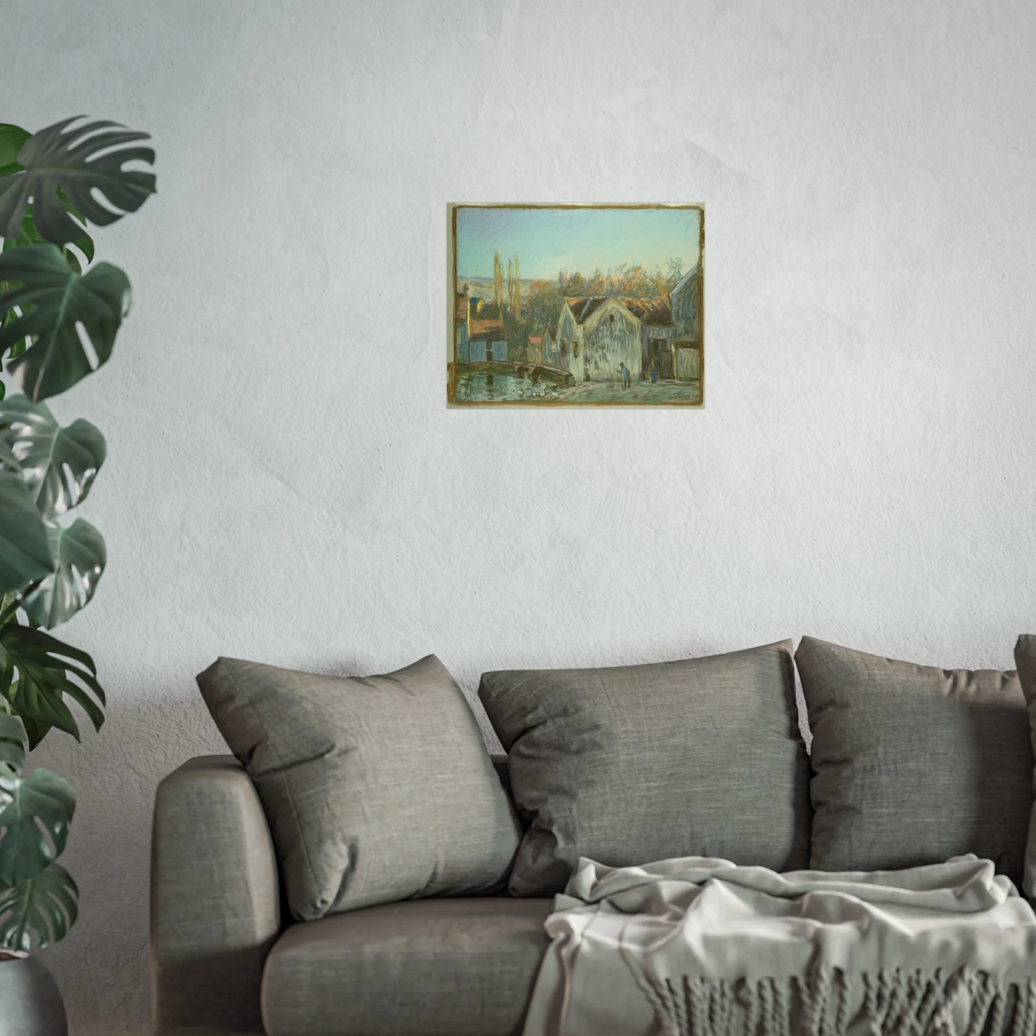 Alfred Sisley - A Corner of Moret-sur-Loing | Fine Art Poster - Image 7