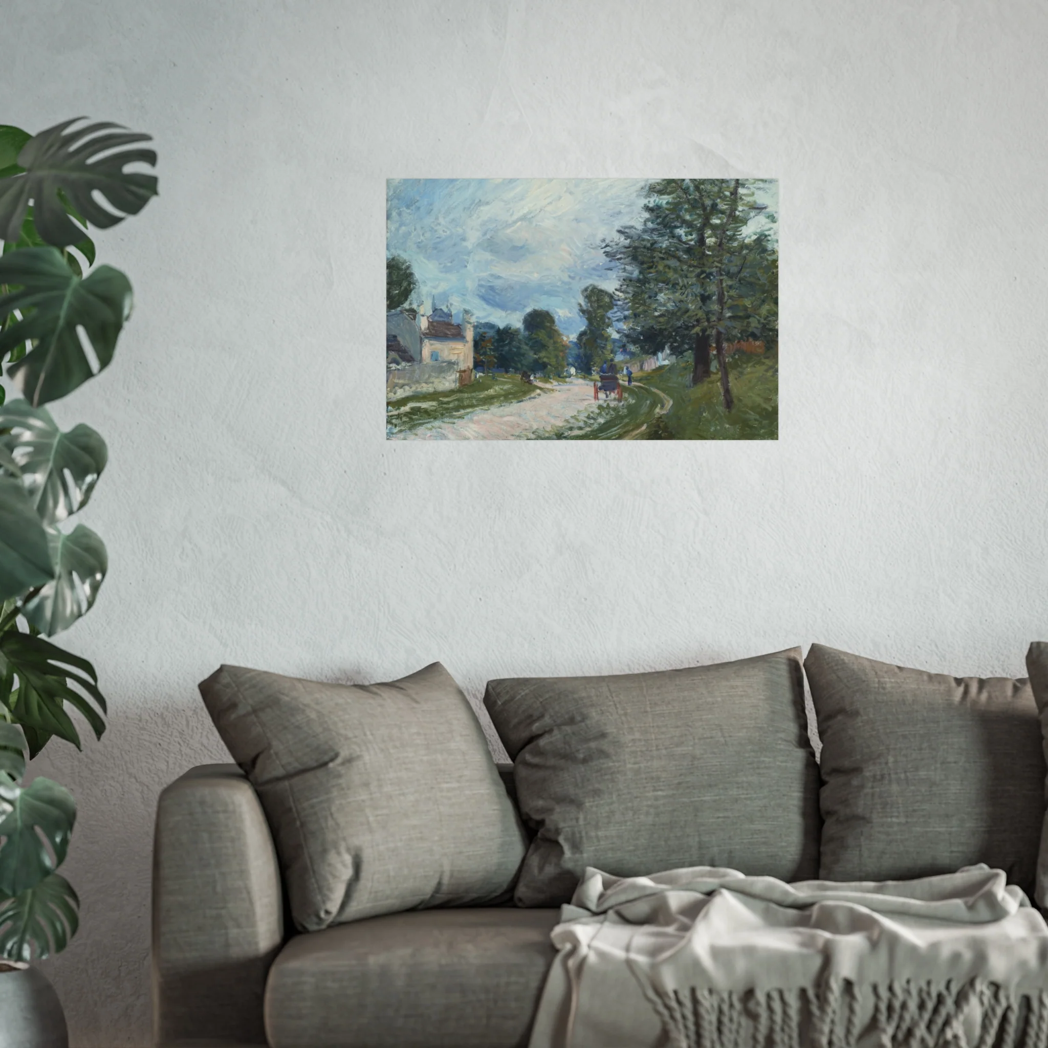 Alfred Sisley - A Turn in the Road | Fine Art Poster - Image 11