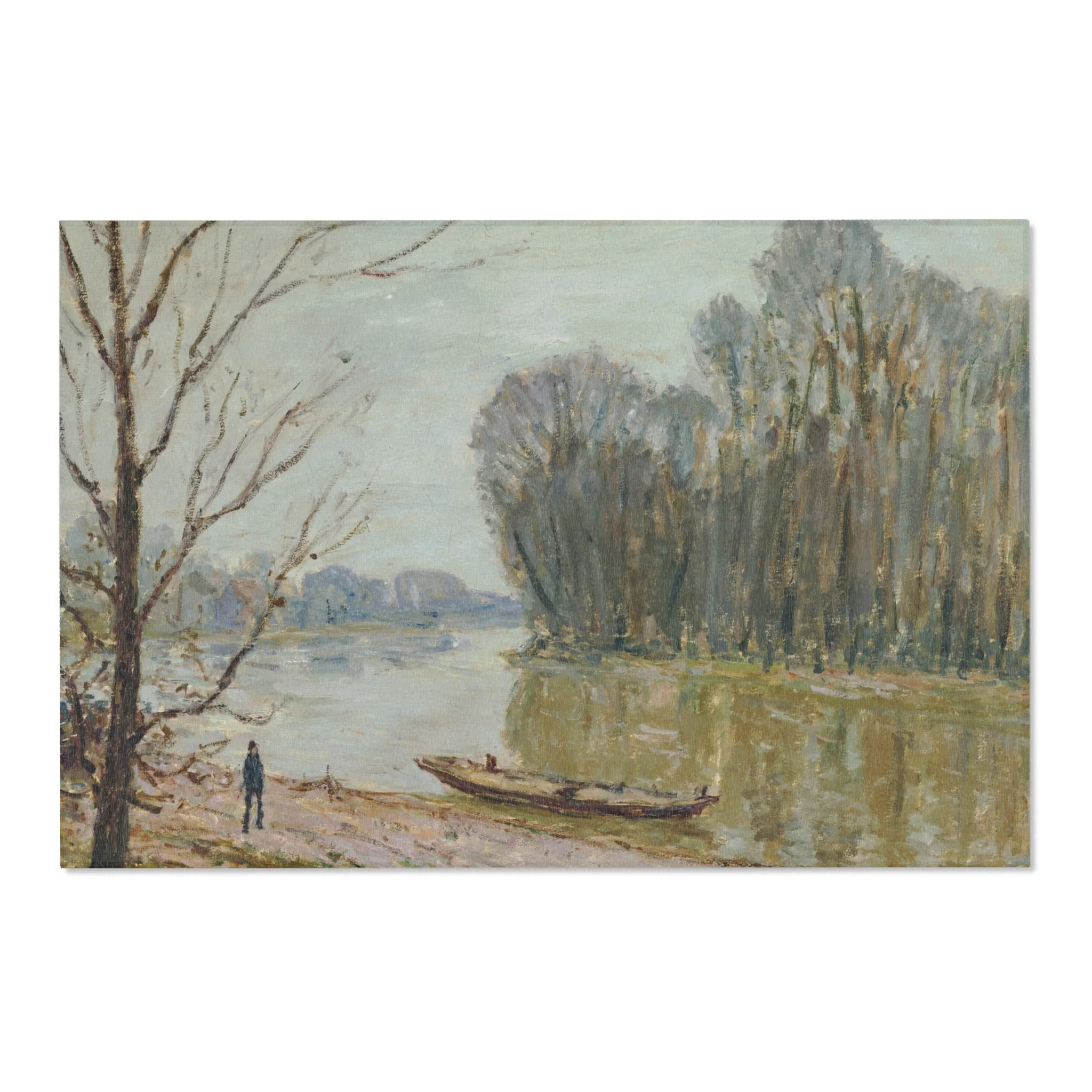 Alfred Sisley - The Loire | Area Rug - Image 6