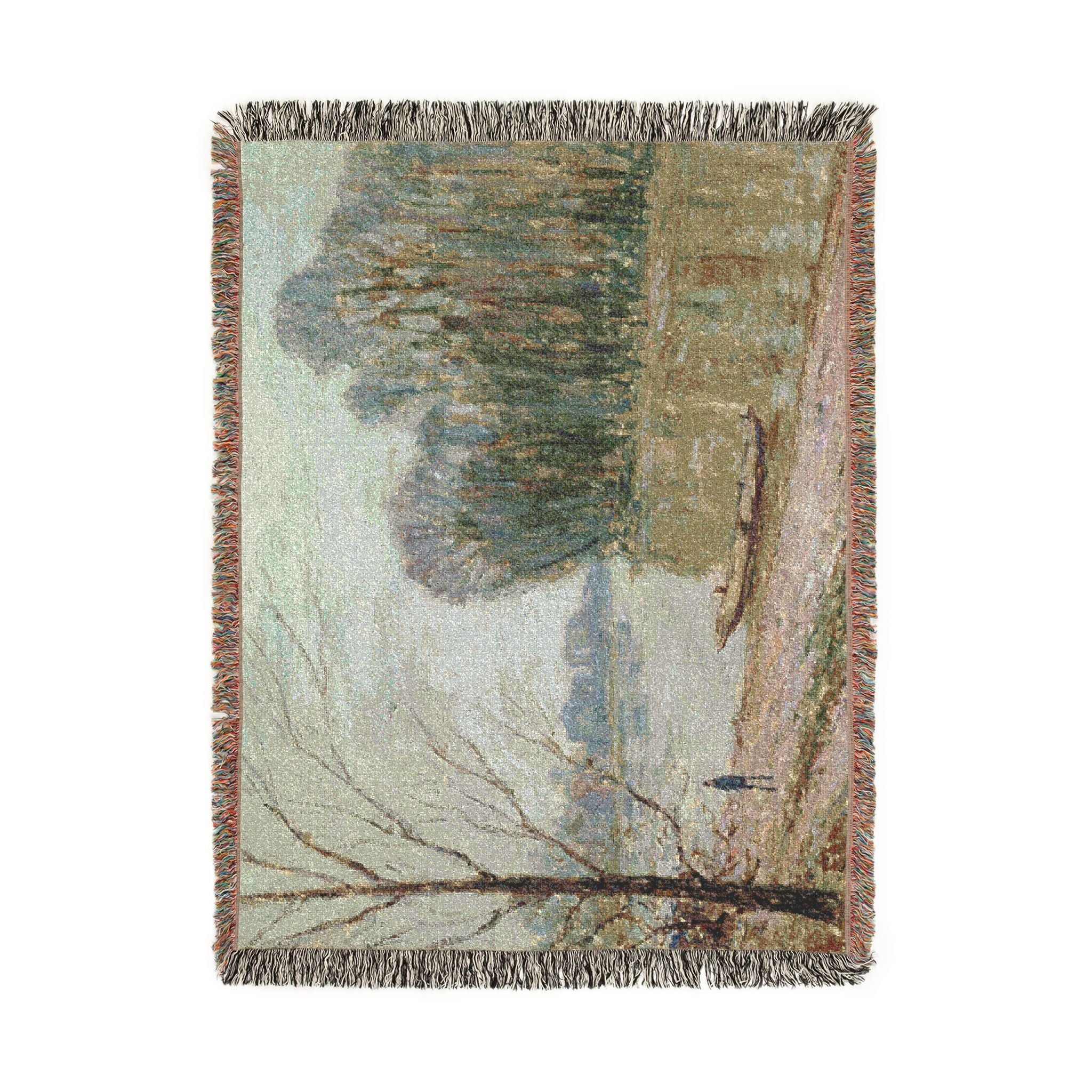 Alfred Sisley - The Loire | Woven Tapestry Blanket - Image 11
