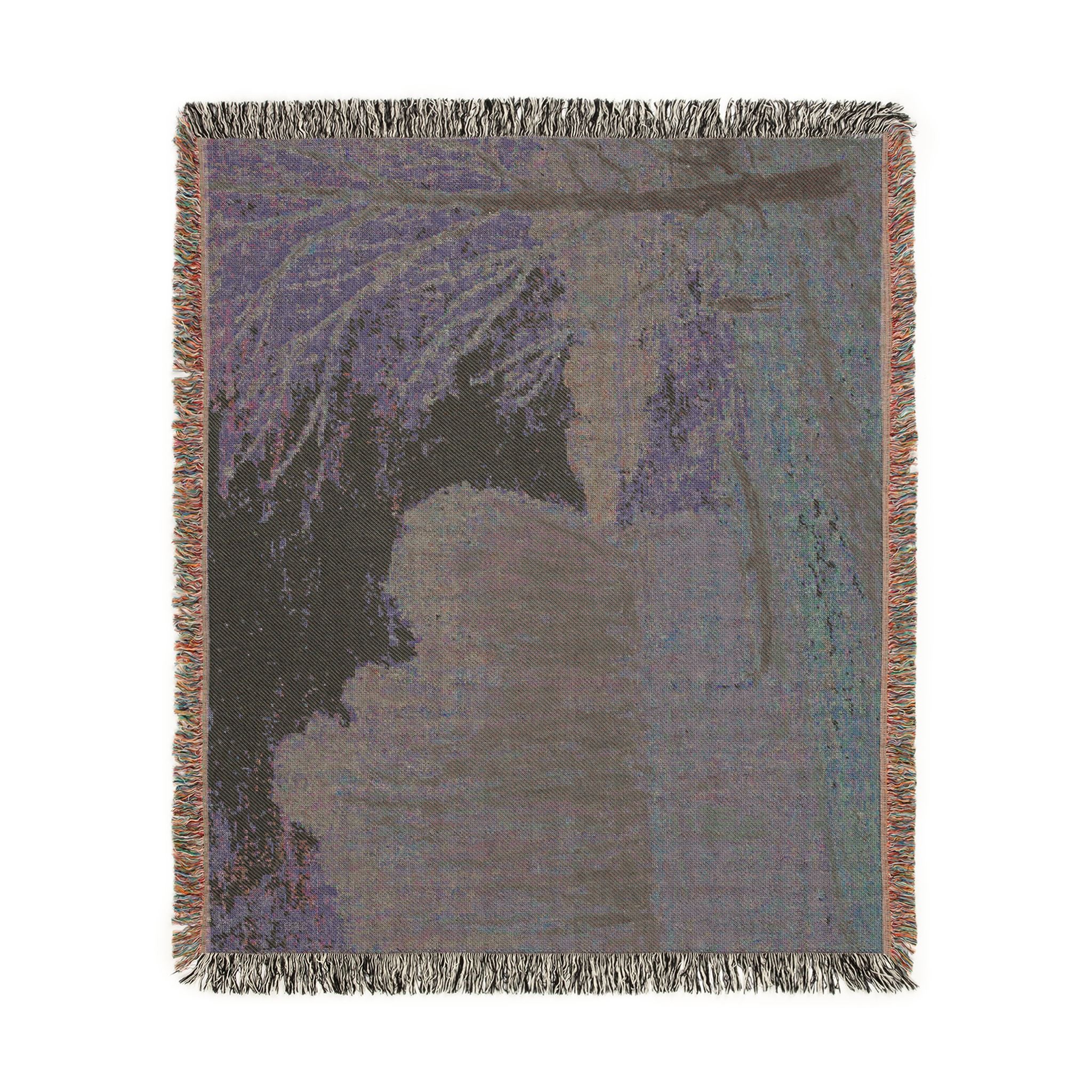 Alfred Sisley - The Loire | Woven Tapestry Blanket - Image 9