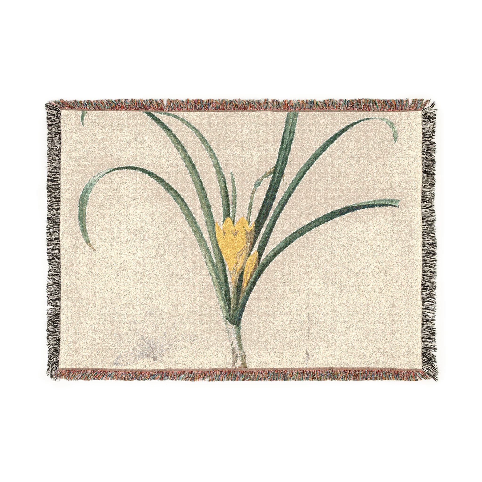amaryllis-les-liliacees-p-j-redoute | Woven Tapestry Blanket