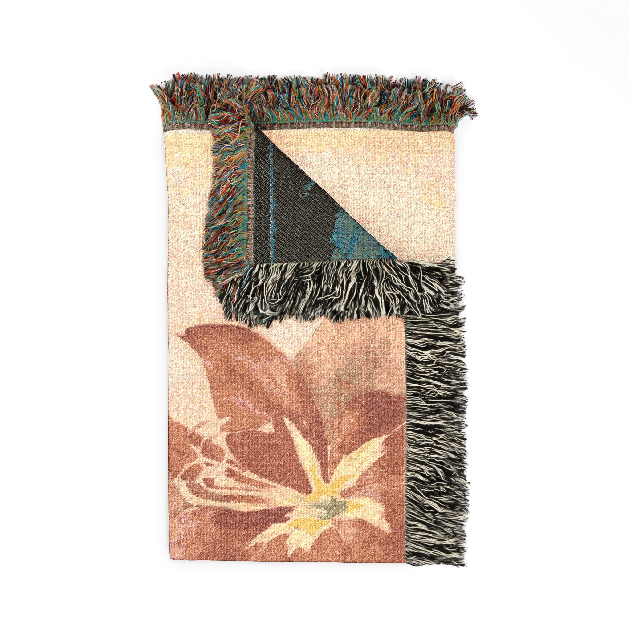 amaryllis-piet-mondrian | Woven Tapestry Blanket - Image 5