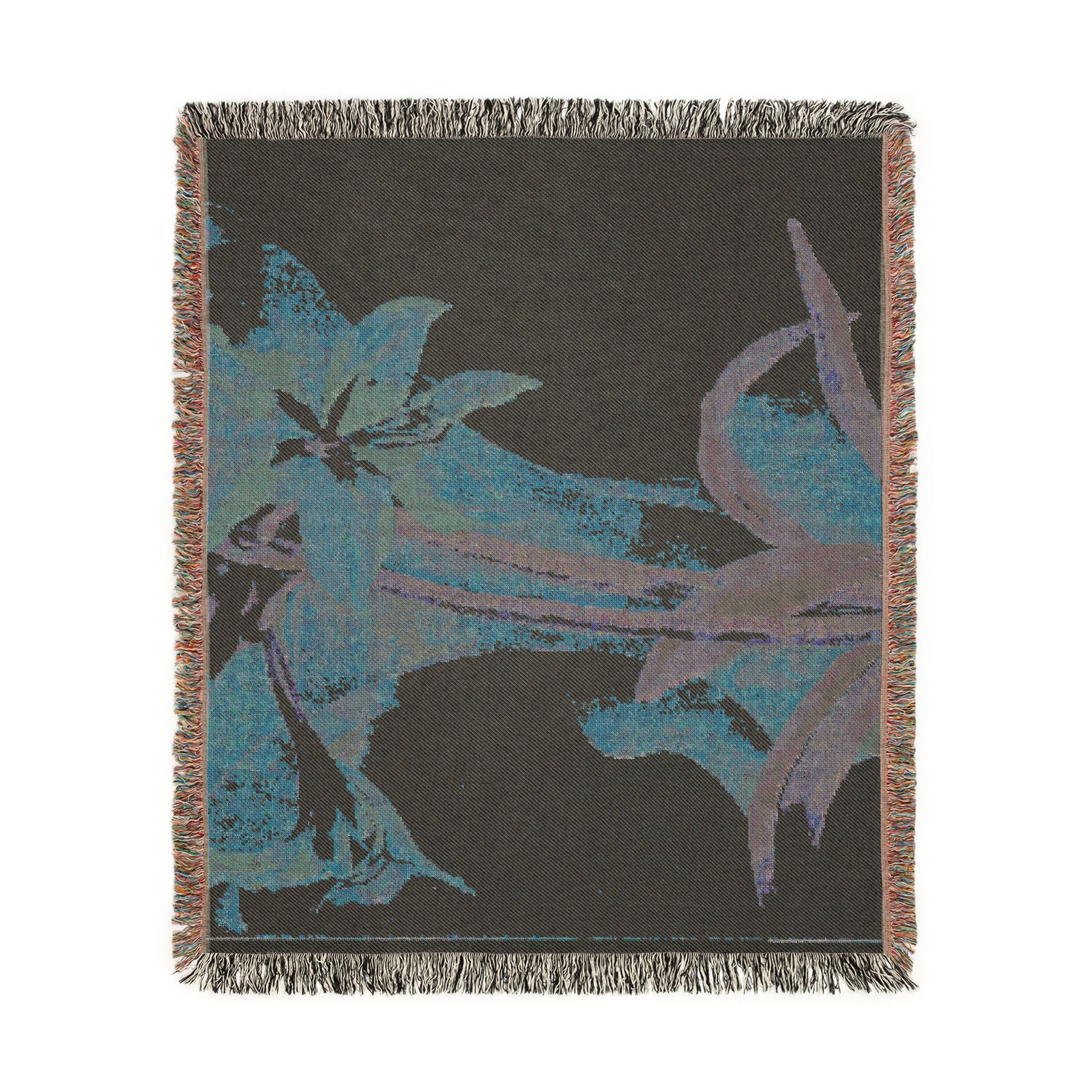 amaryllis-piet-mondrian | Woven Tapestry Blanket - Image 9