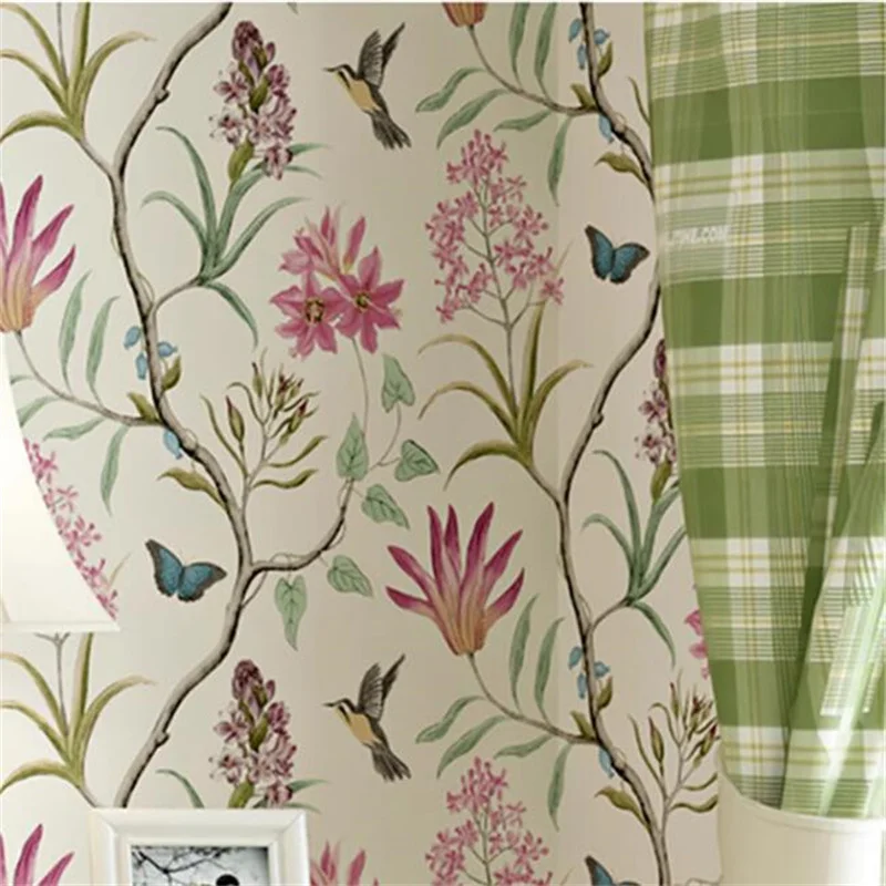 American Country Floral Wallpaper - Image 2