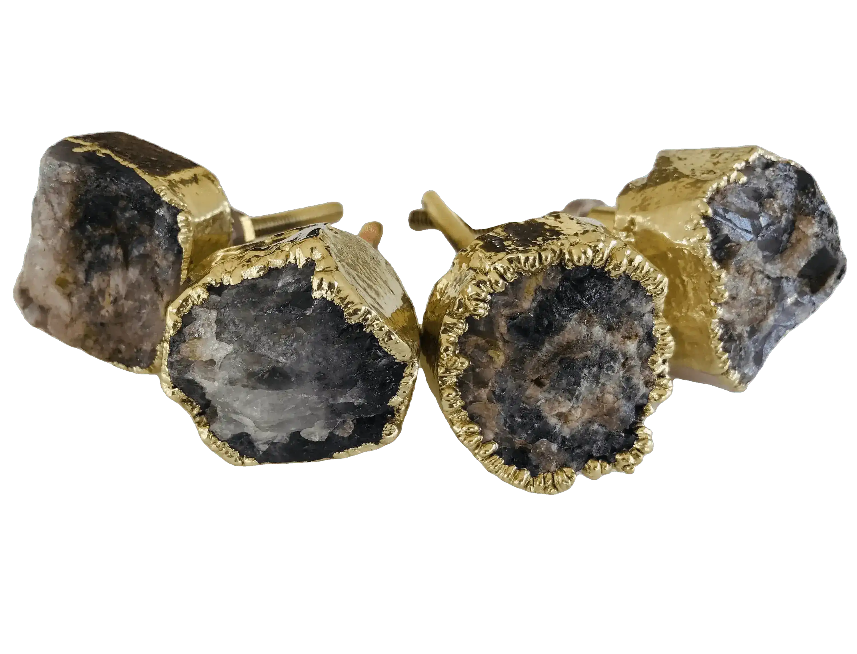 Amethyst Agate Cabinet Door Pull Handle - Set of 4 - Image 4
