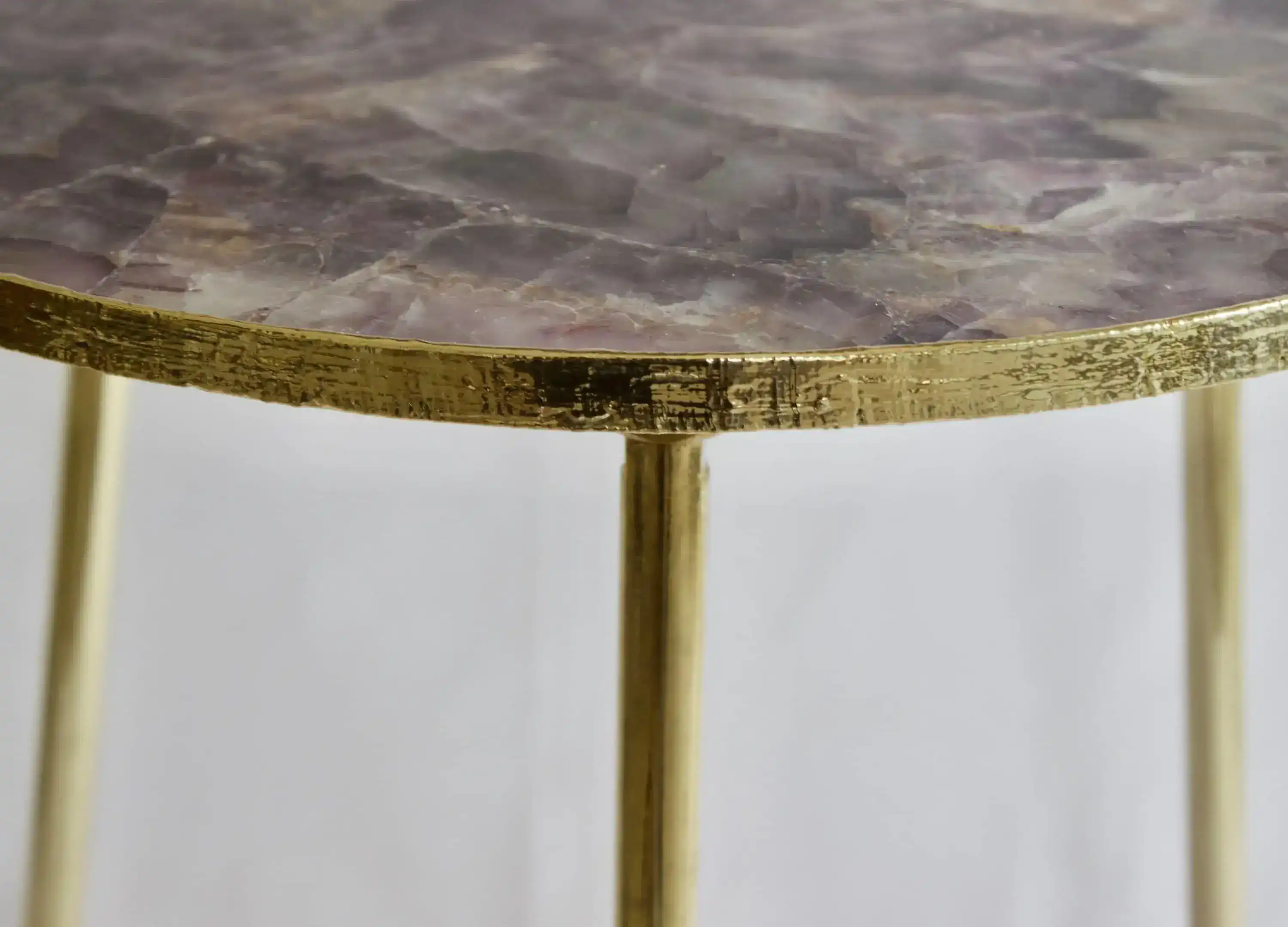 Amethyst Round Coffee Side Table - Image 7