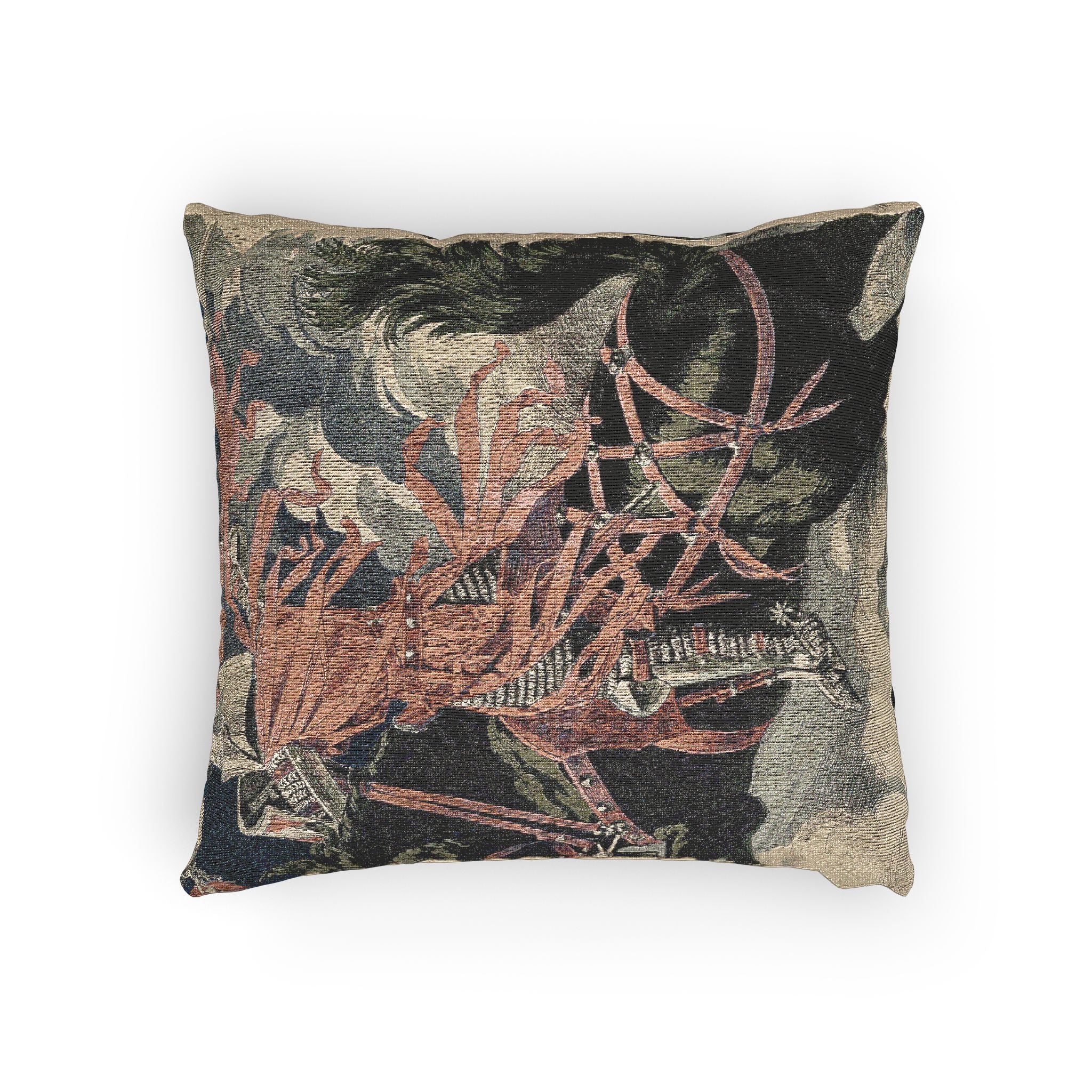 andalusia-at-the-time-of-the-moors-right-eugene-grasset | Woven Pillow - Image 4
