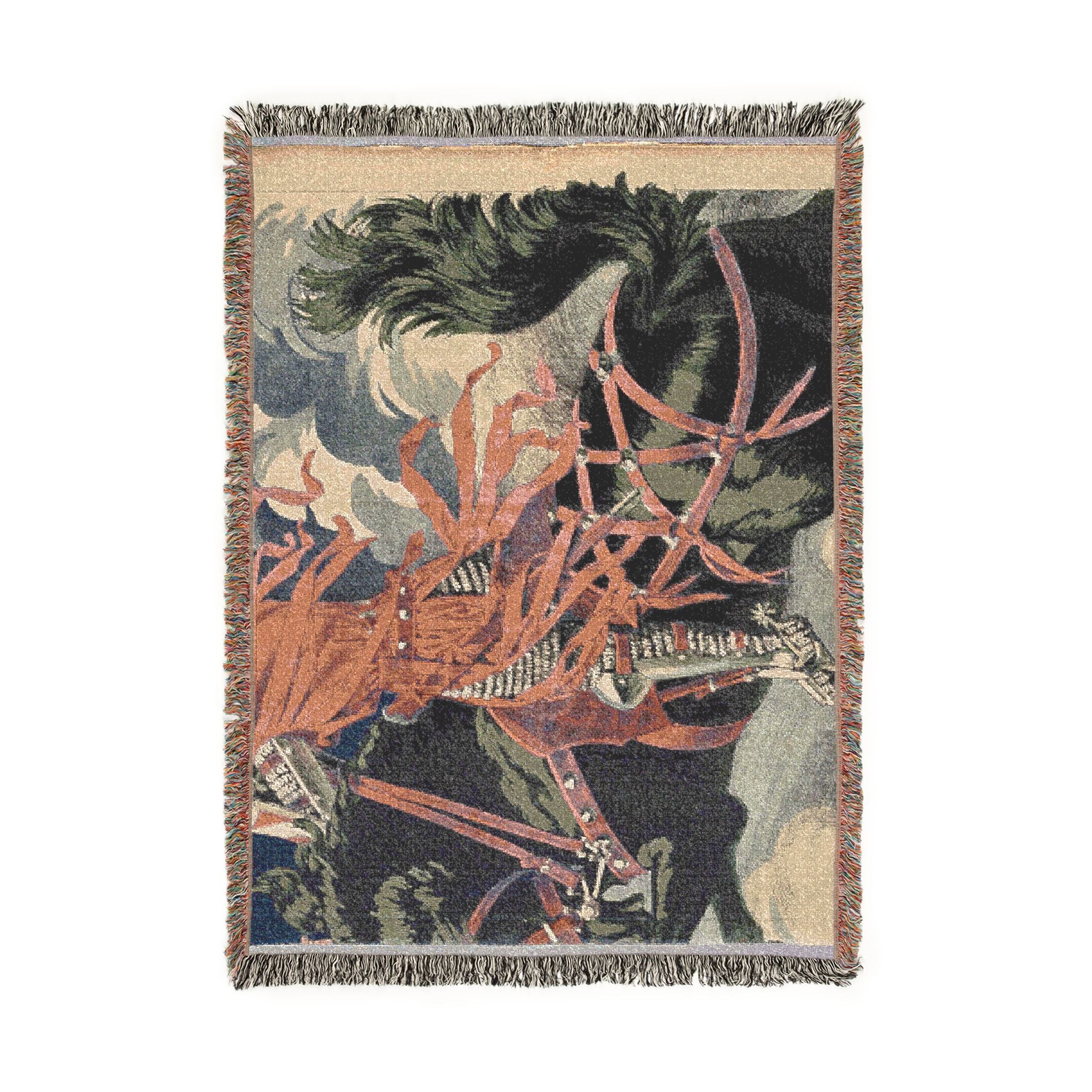 andalusia-at-the-time-of-the-moors-right-eugene-grasset | Woven Tapestry Blanket - Image 6