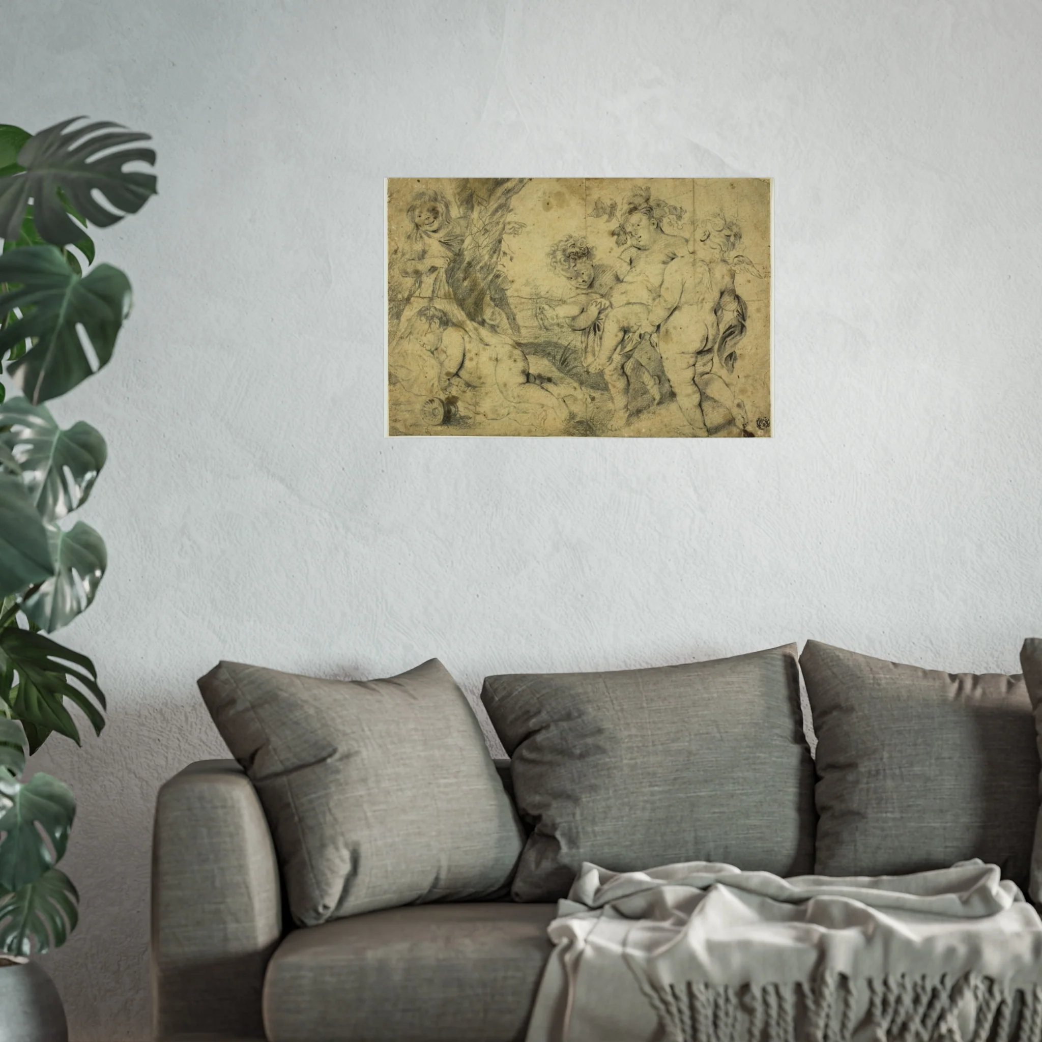 Anthony van Dyck - Young Bacchus and Companions | Fine Art Poster - Image 11