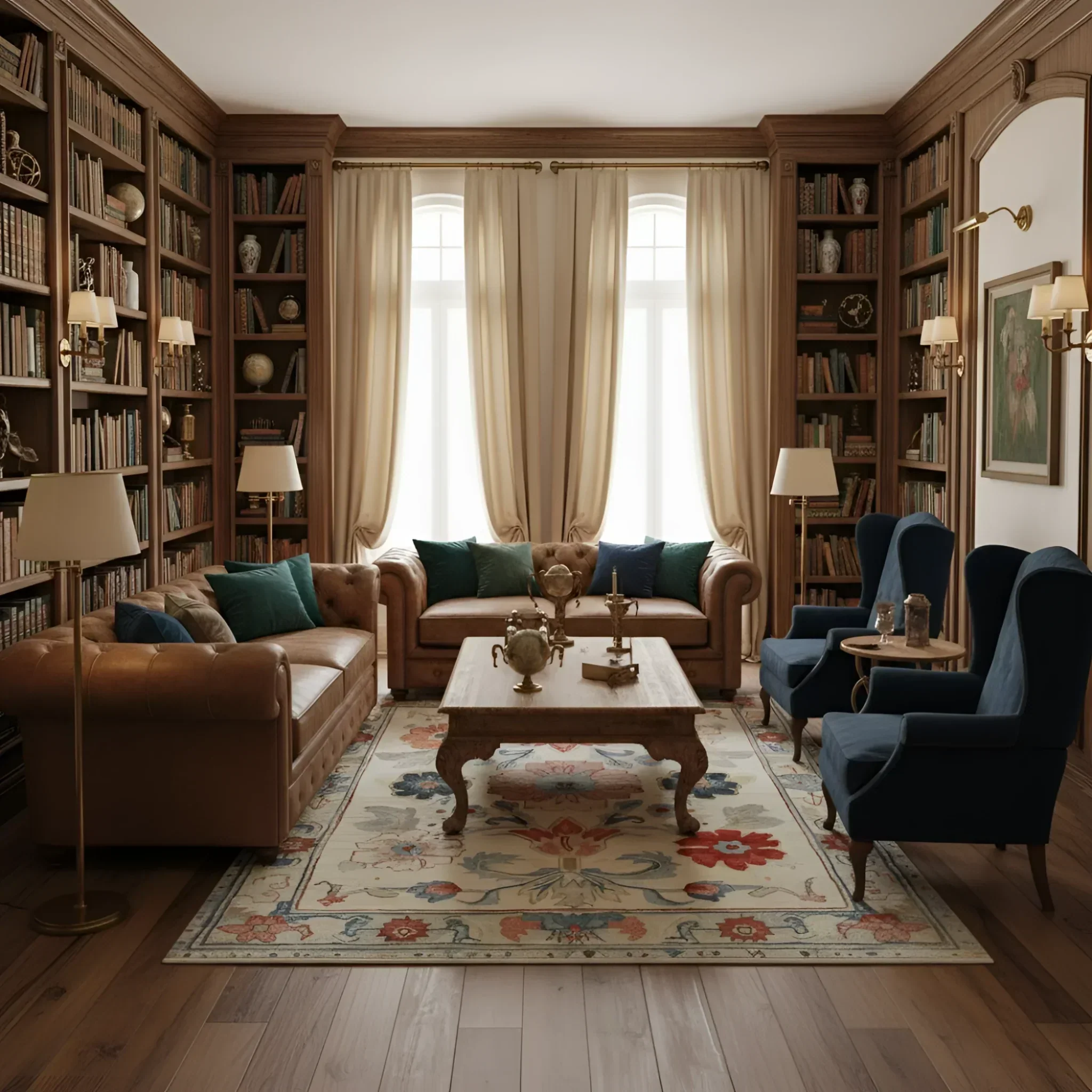 Antique Elegance Hand Tufted Rug - Image 4