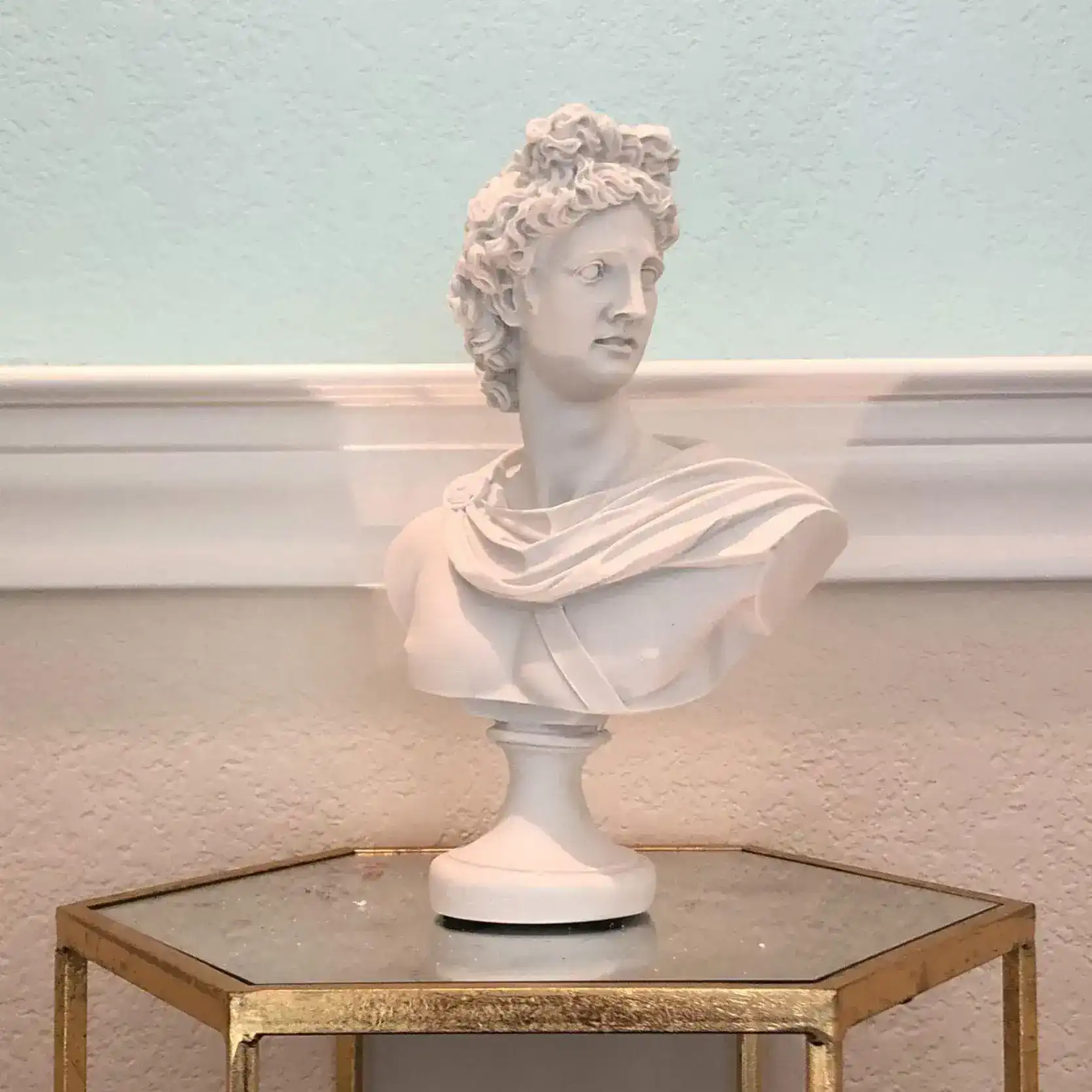 Apollo Belvedere Bust Sculpture - Image 3