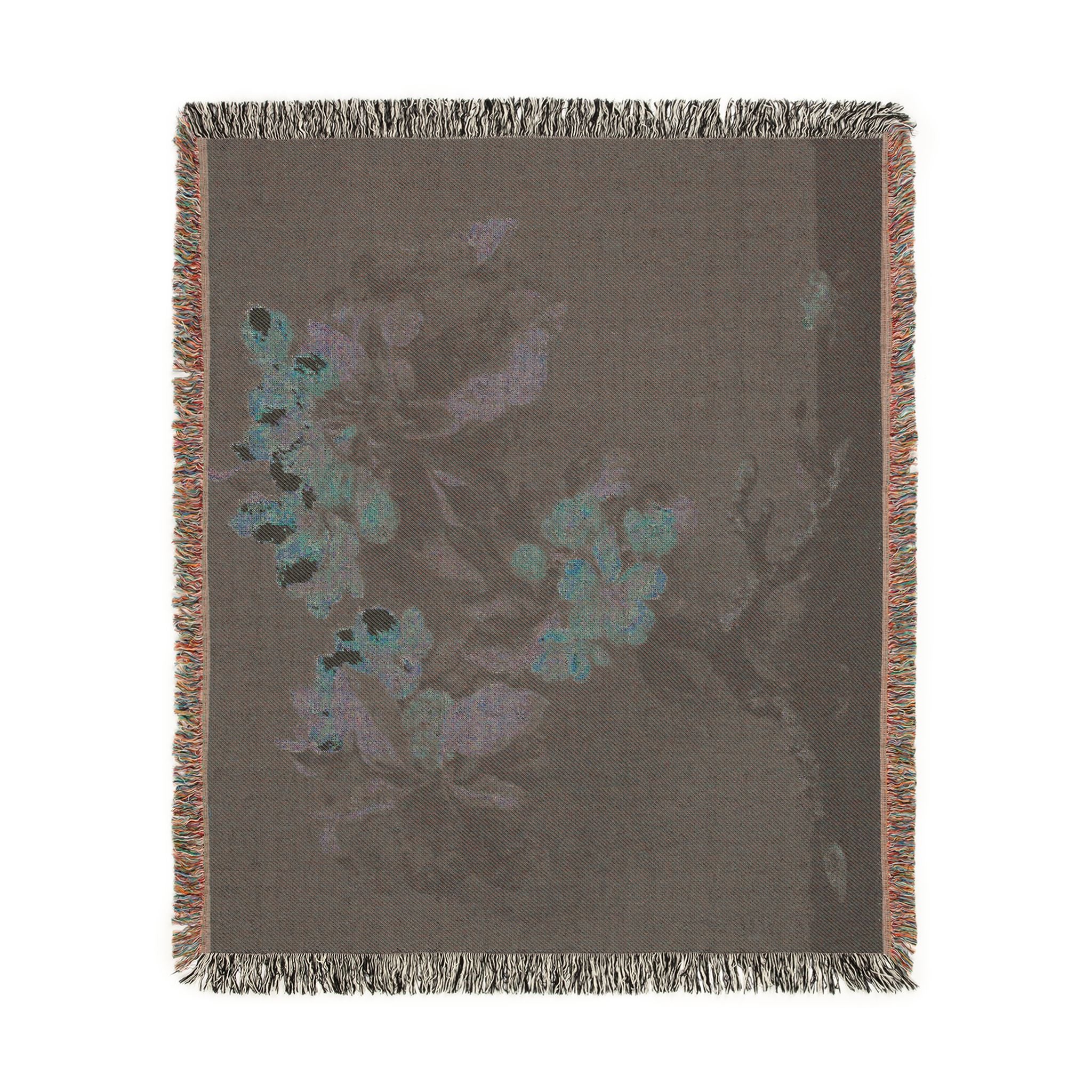 apple-blossoms-19th-c | Woven Tapestry Blanket - Image 9