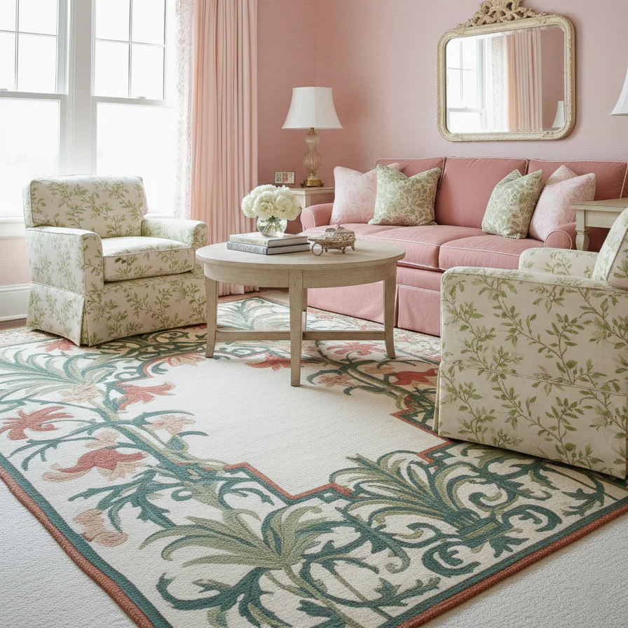 Arcadian Gate Hand Tufted Wool Rug - Image 2