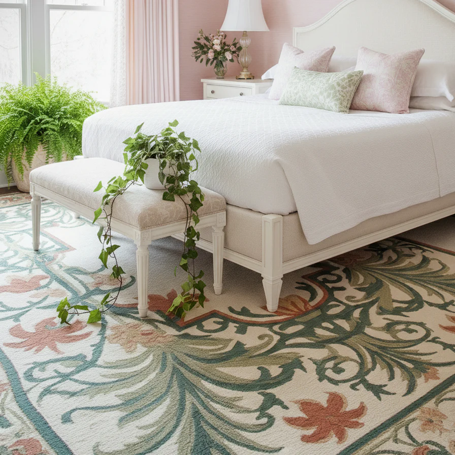 Arcadian Gate Hand Tufted Wool Rug - Image 7