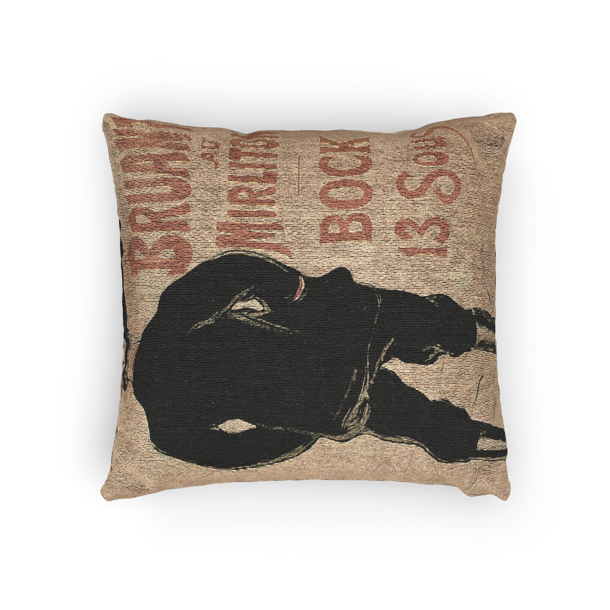 aristide-bruant-red-scarf-toulouse-lautrec | Woven Pillow - Image 4