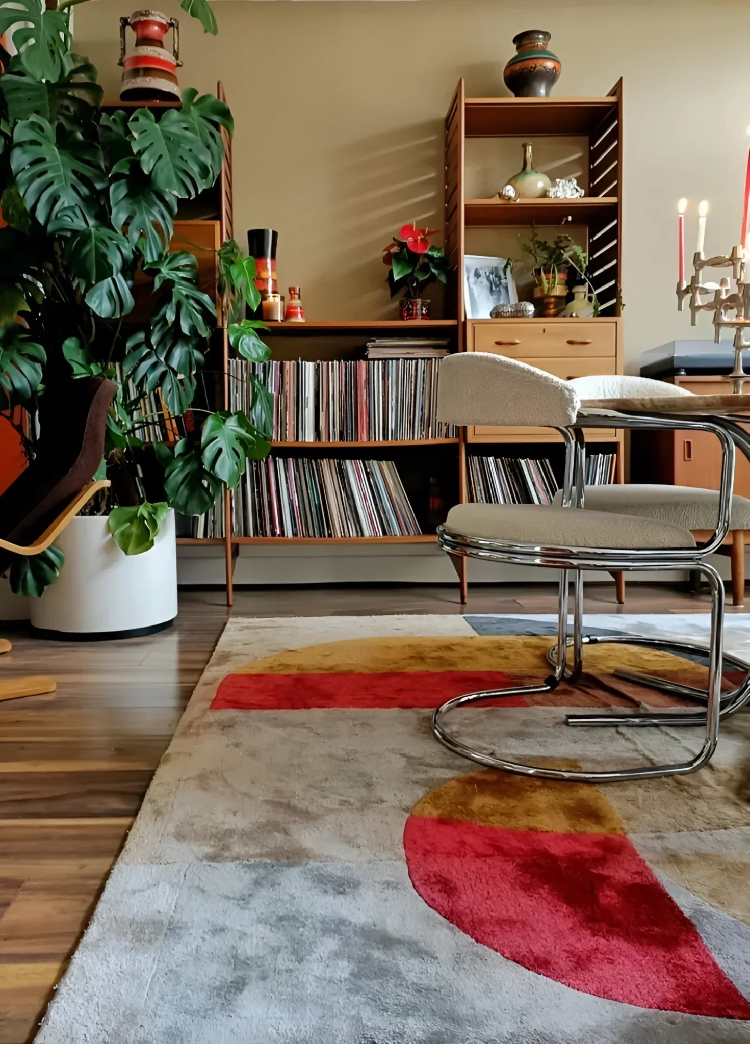 Art Deco Fusion Hand Tufted Rug - Image 5