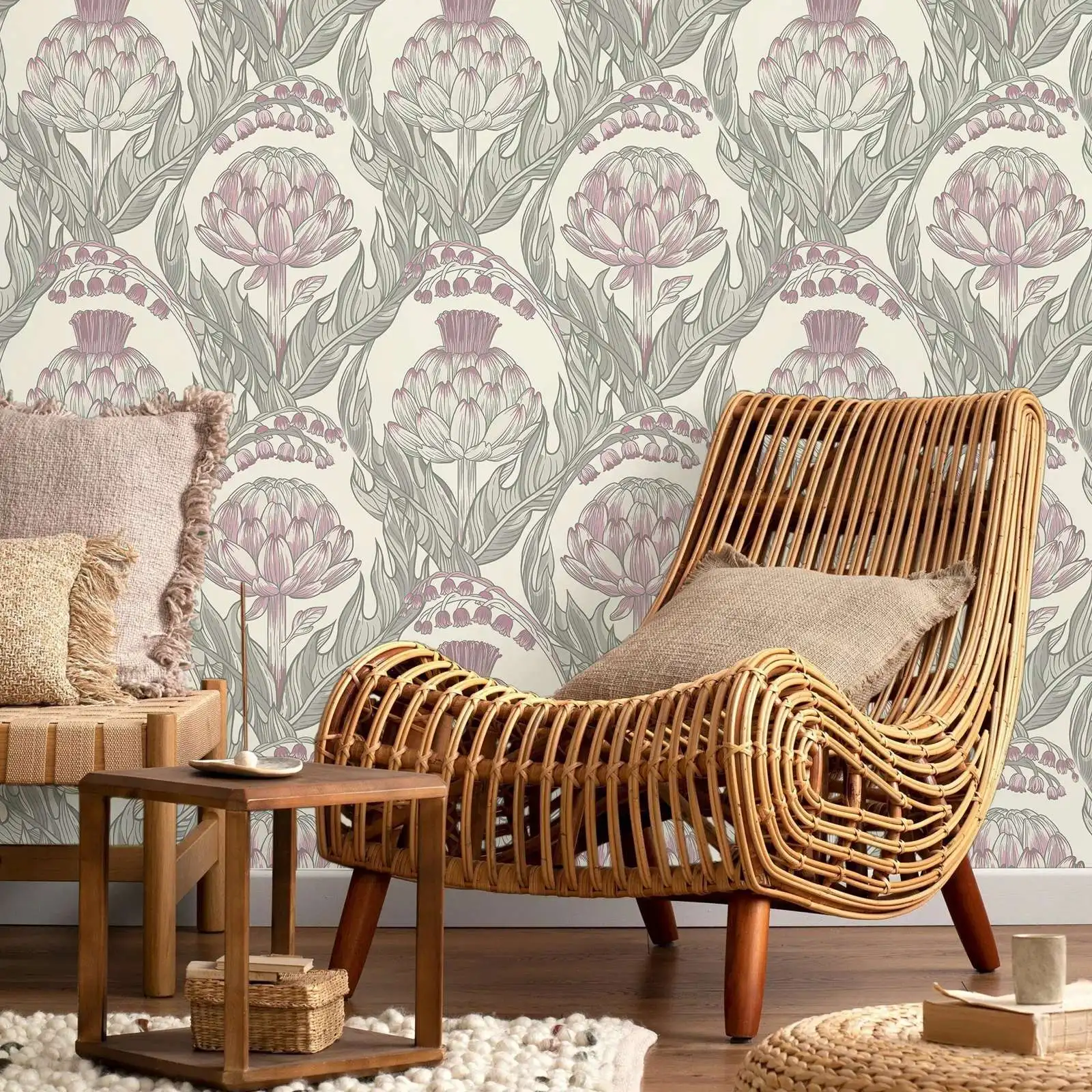 Articoke Floral Wallpaper - Image 4