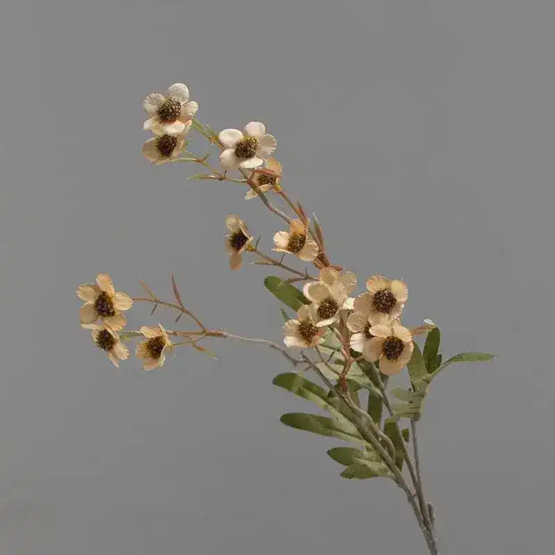 Artificial Autumn Plum Blossoming Flower Stems - 2 pcs - Image 4