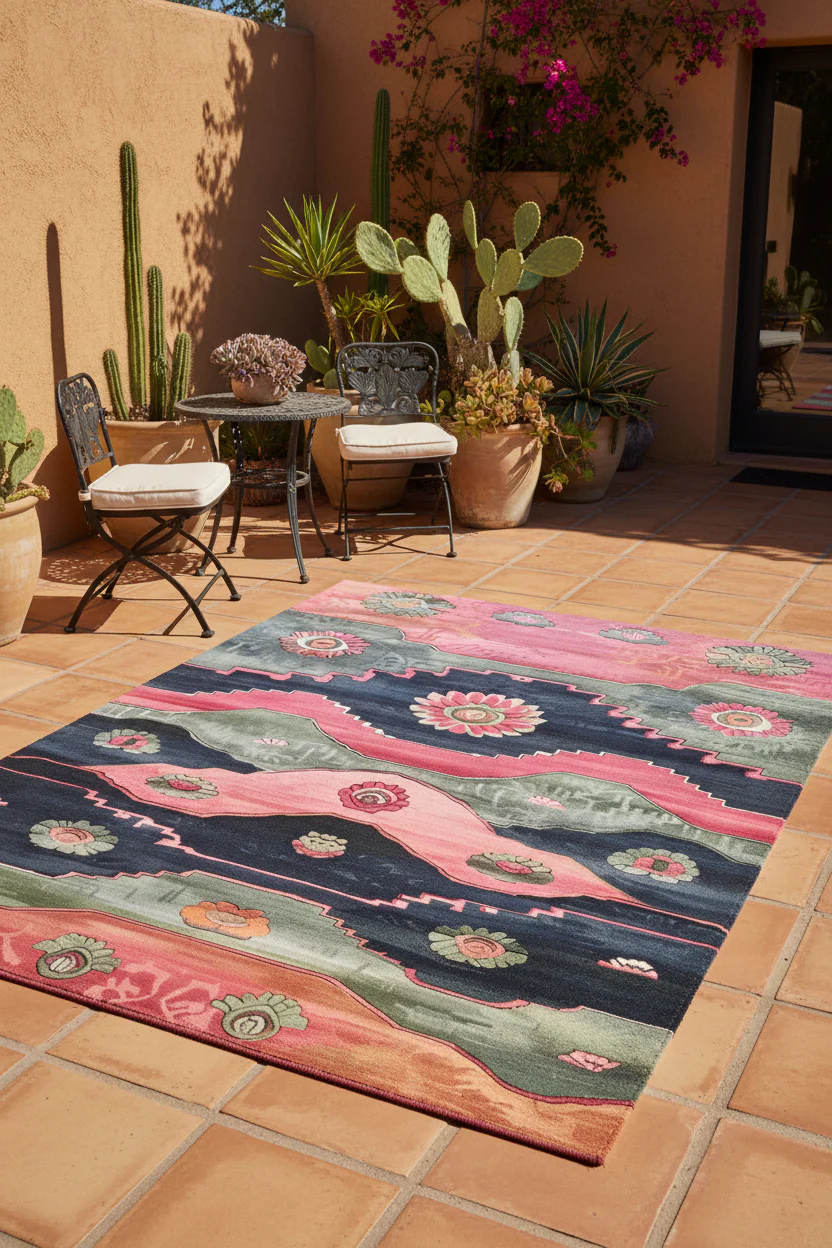 Aztec Echoes Hand Tufted Rug - Image 2