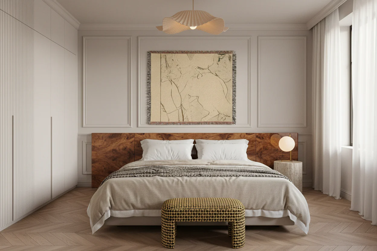 babylone-d-allemagne-toulouse-lautrec | Woven Tapestry Blanket - Image 2