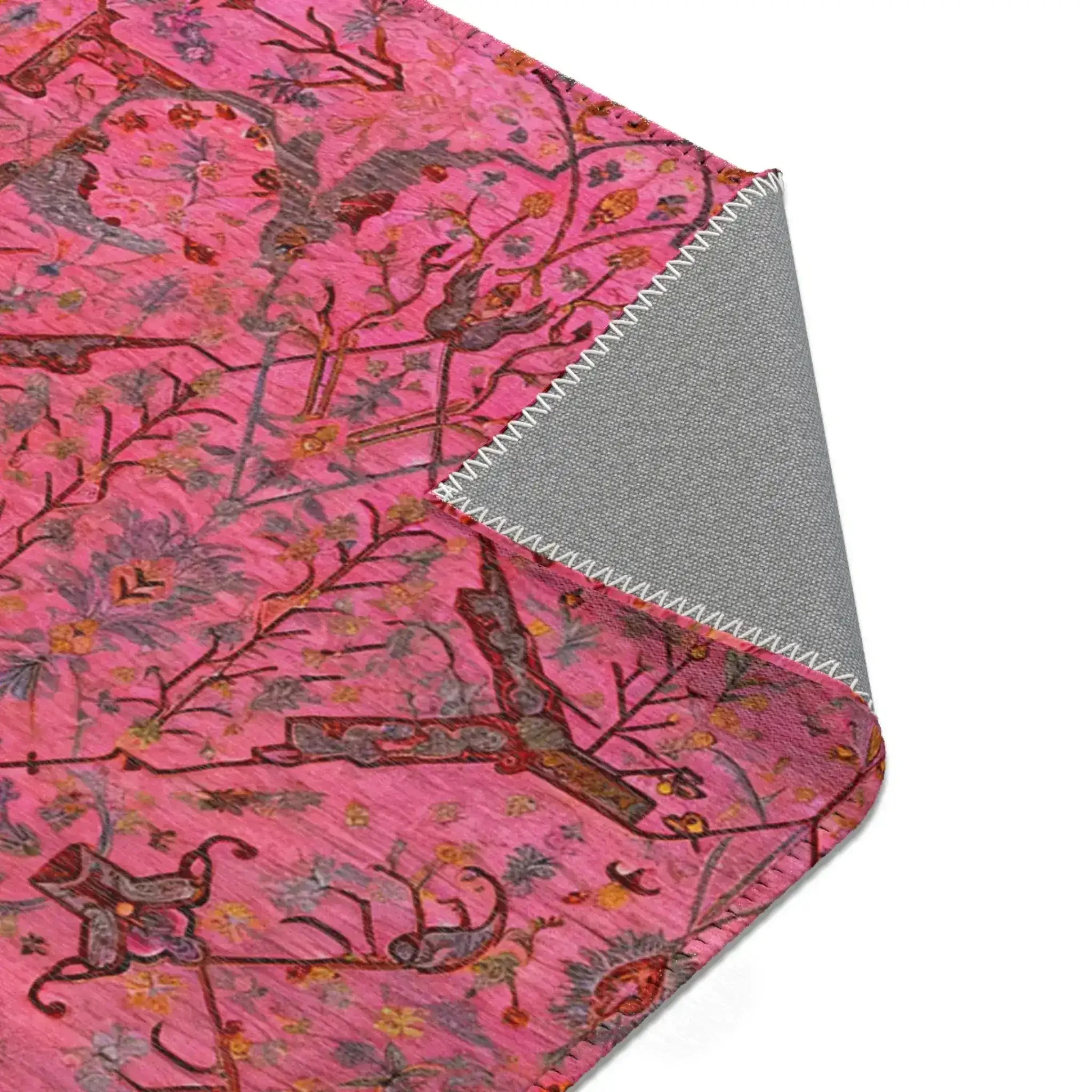 Barbiecore Boho Bloom Accent Rug - Image 7