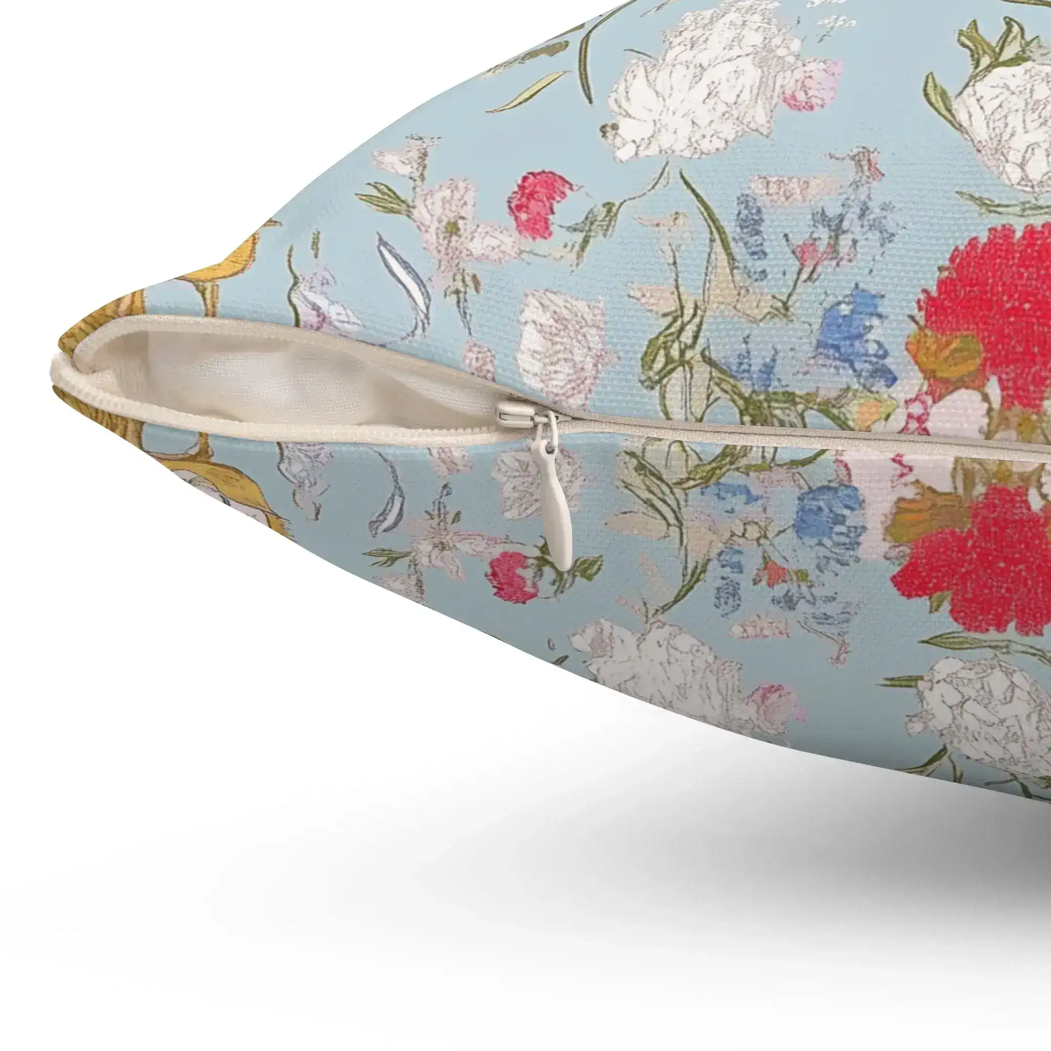 Baroque Blossom Tapestry Throw Pillow - Image 2