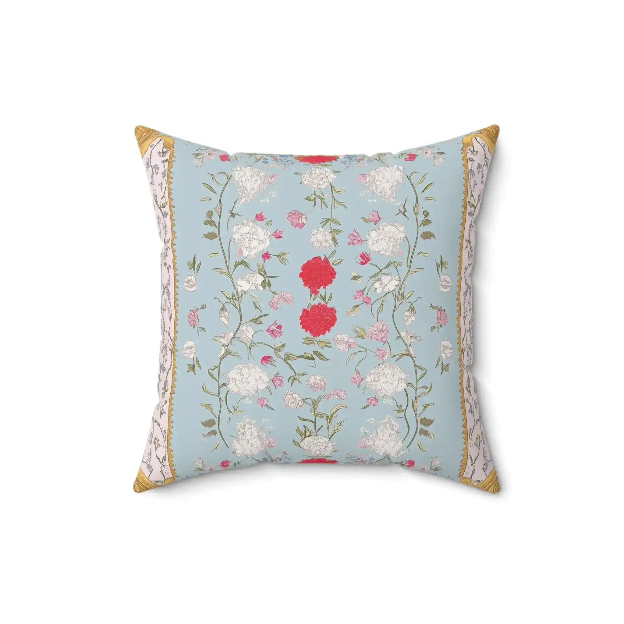 Baroque Blossom Tapestry Throw Pillow - Image 3