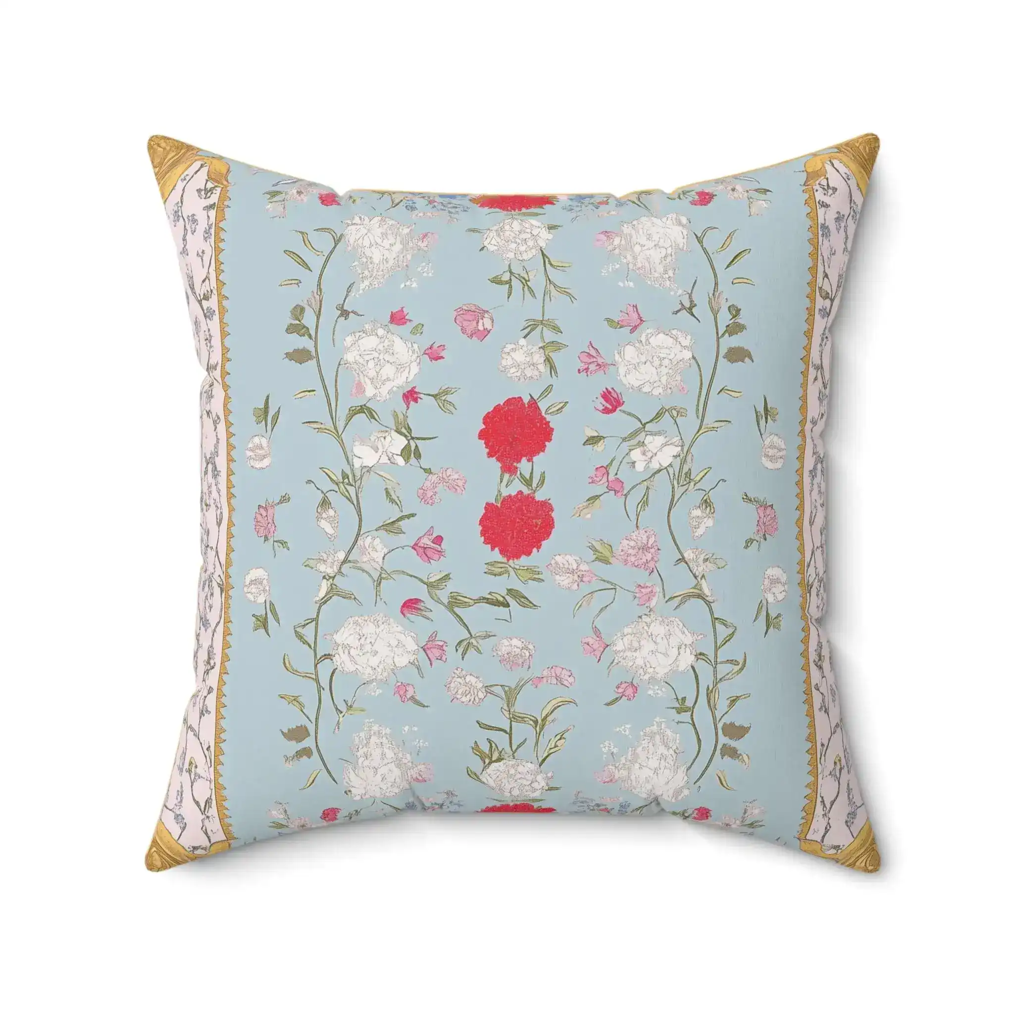 Baroque Blossom Tapestry Throw Pillow - Image 5