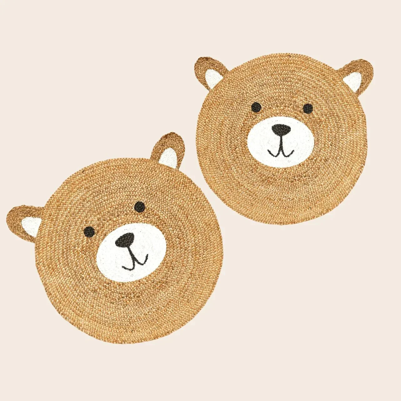Bear Round Jute Rug - Image 3