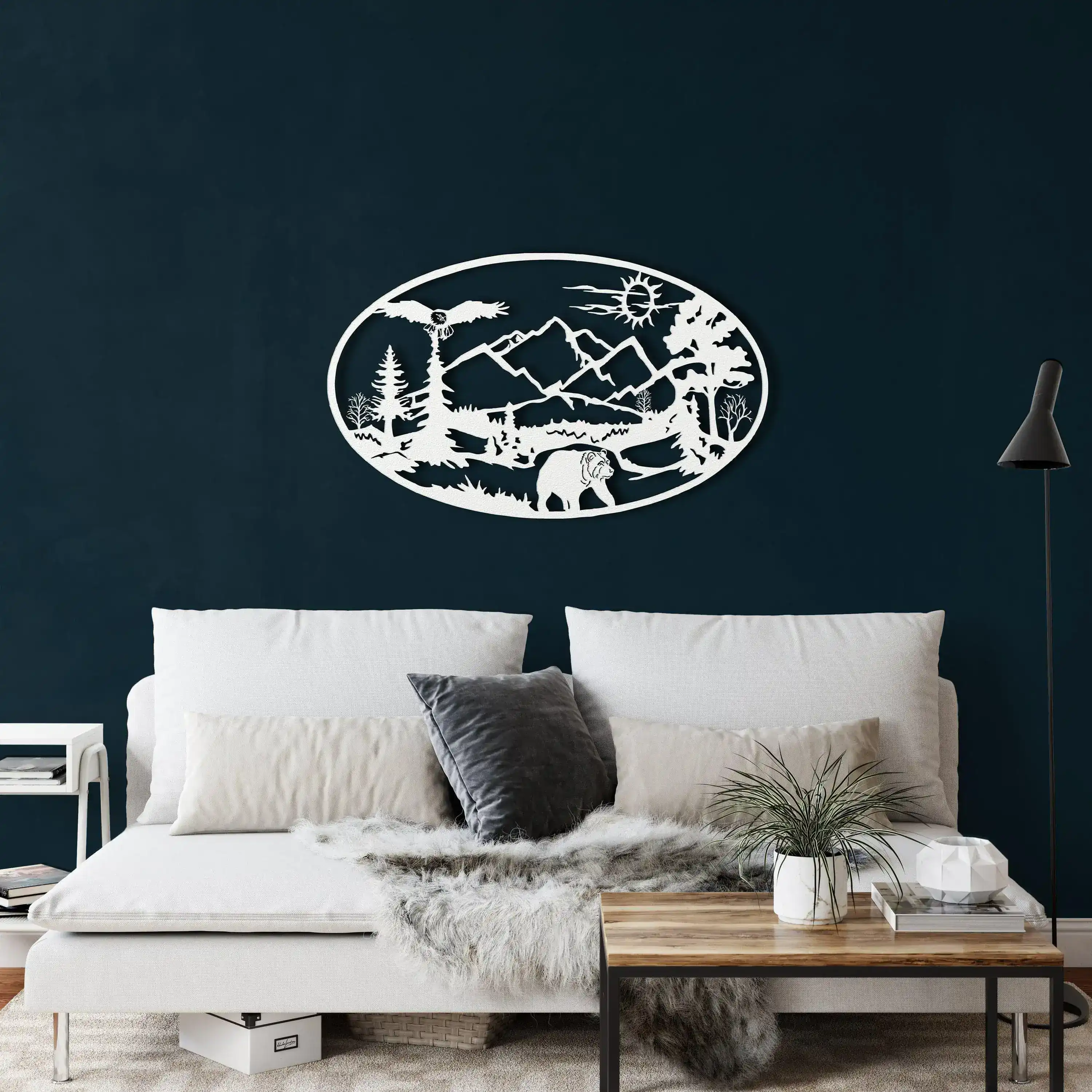 Beer and Mountain Metal Wall Art - Image 12