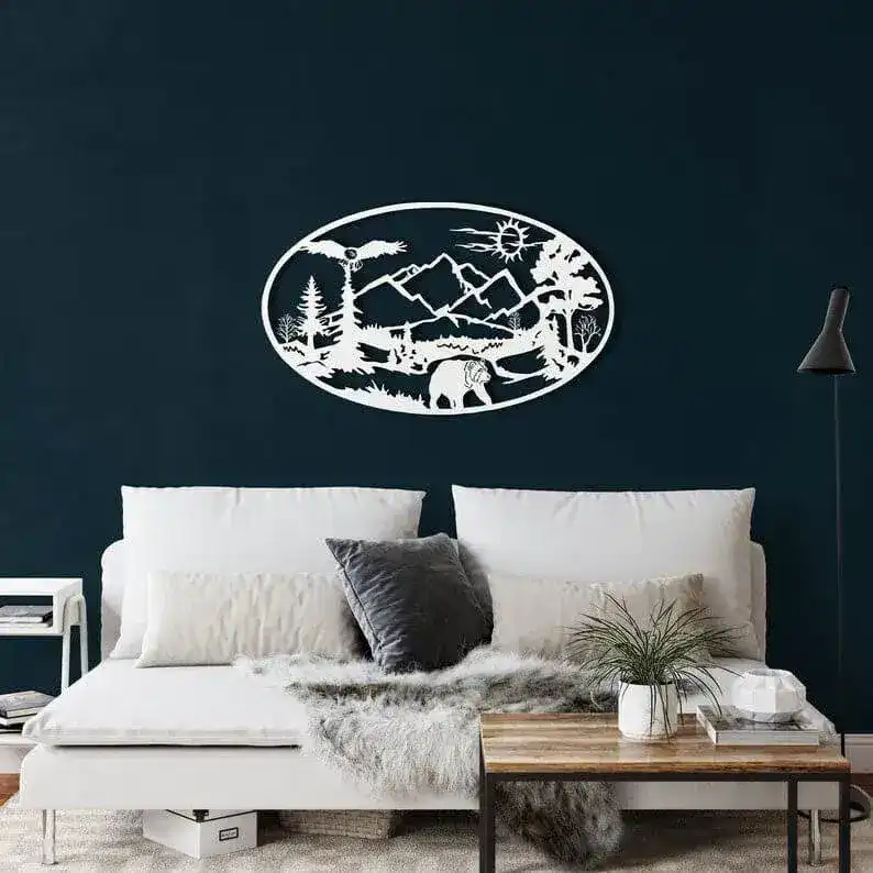 Beer and Mountain Metal Wall Art - Image 6