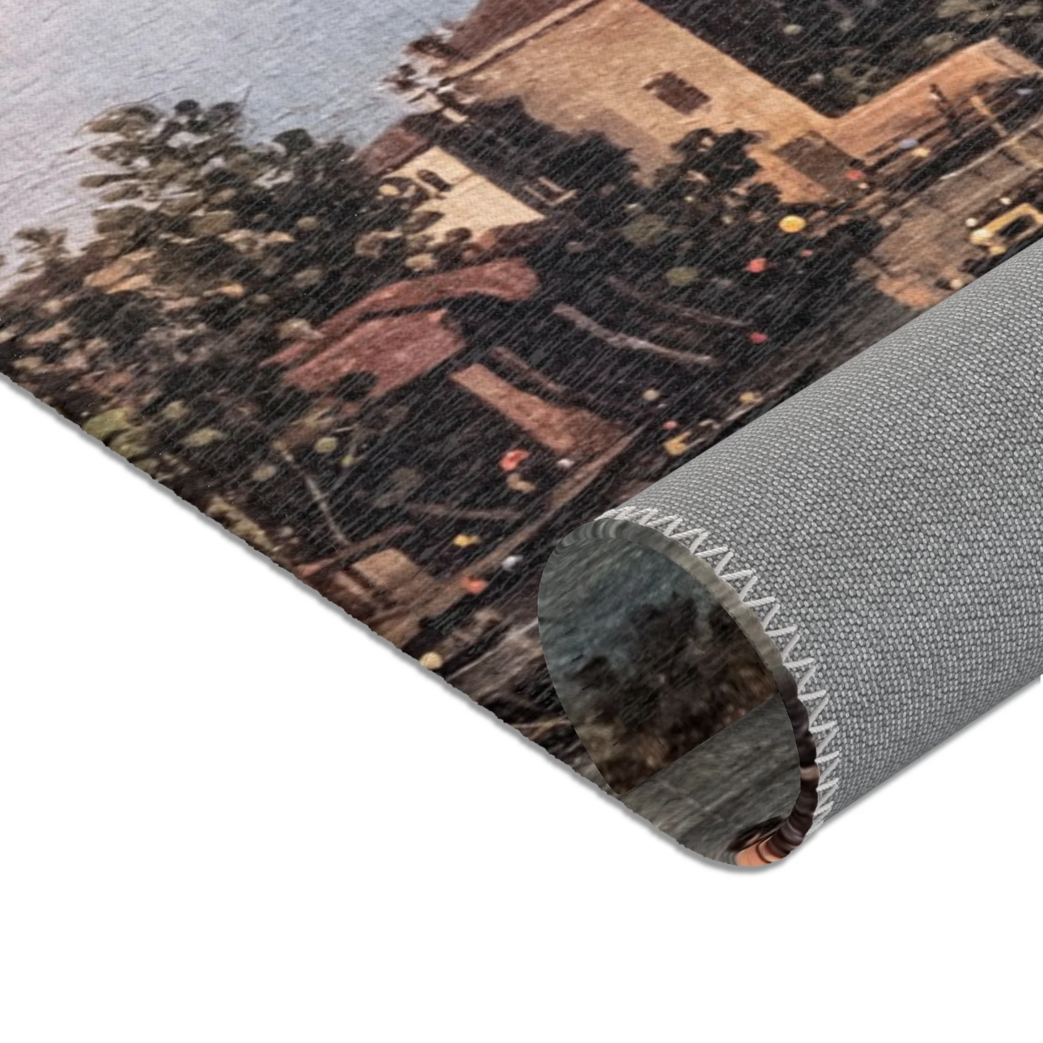 Bemberg Fondation Toulouse - Vue de Dolo - Canaletto ca 1740 - Inv 1011 | Area Rug - Image 10