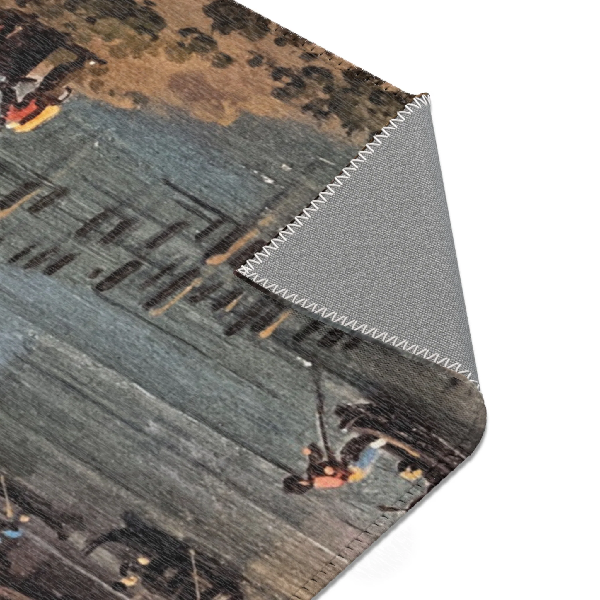 Bemberg Fondation Toulouse - Vue de Dolo - Canaletto ca 1740 - Inv 1011 | Area Rug - Image 11