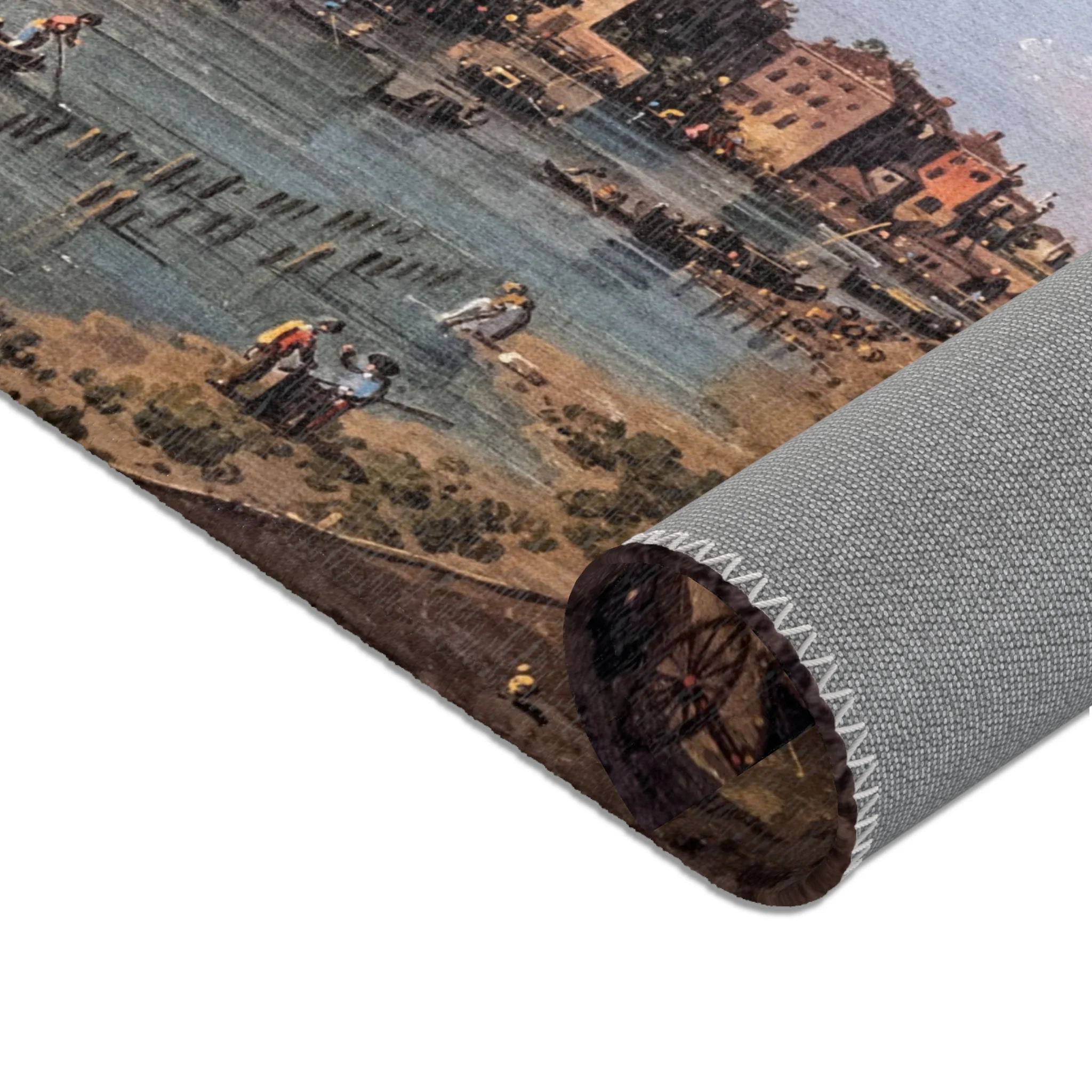 Bemberg Fondation Toulouse - Vue de Dolo - Canaletto ca 1740 - Inv 1011 | Area Rug - Image 14