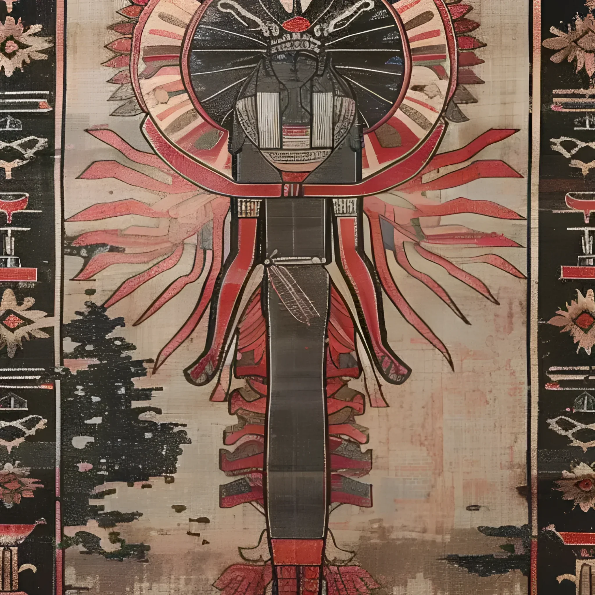Beneath the Pyramids Hand Knotted Area Rug - Image 5