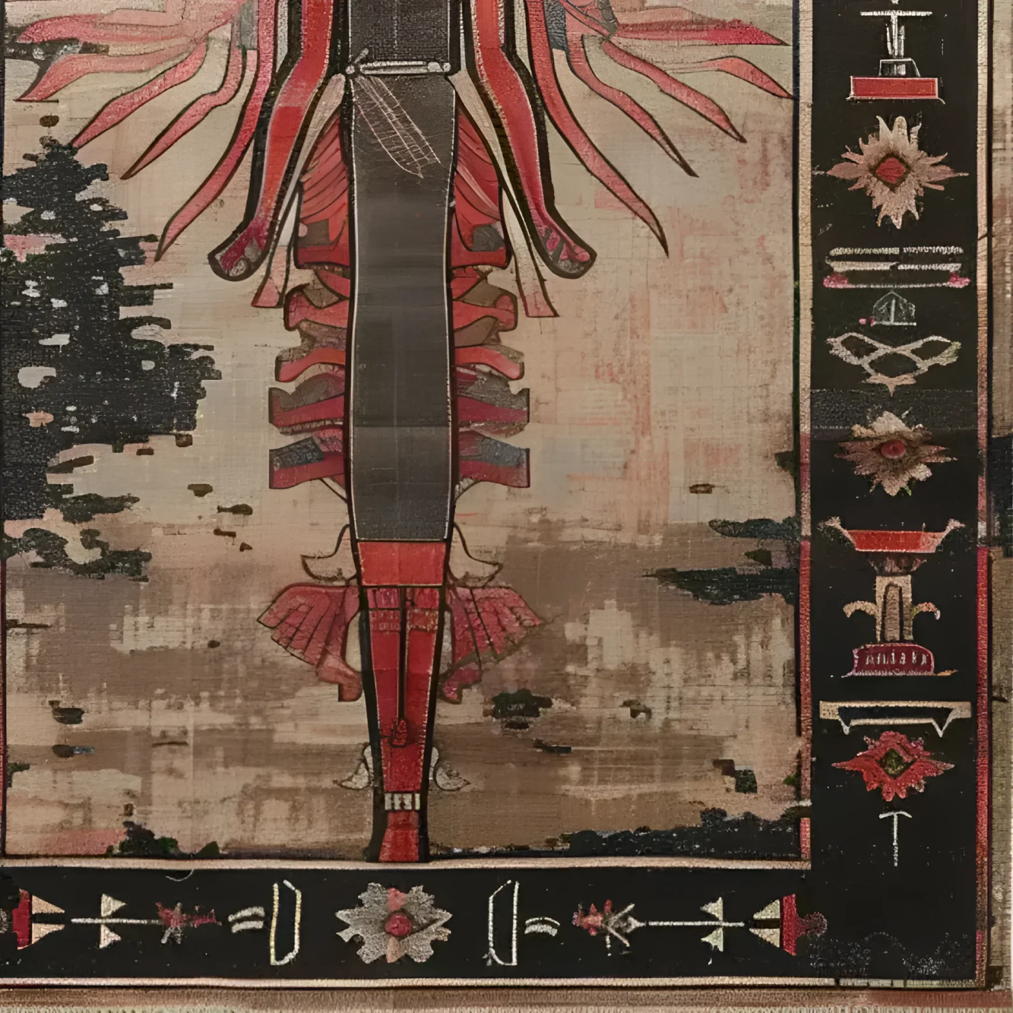 Beneath the Pyramids Hand Knotted Area Rug - Image 7