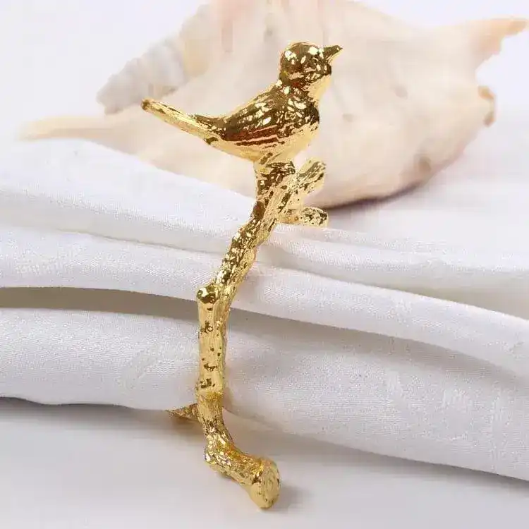 Bird Napkin Rings - 4pcs - Image 3