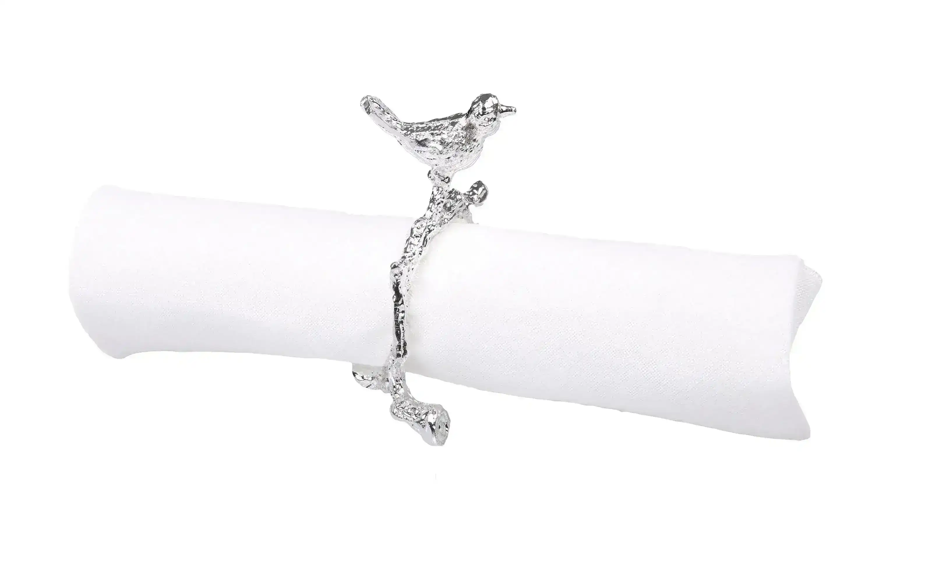 Bird on Branch Napkin Rings - Set of 10 - Image 2