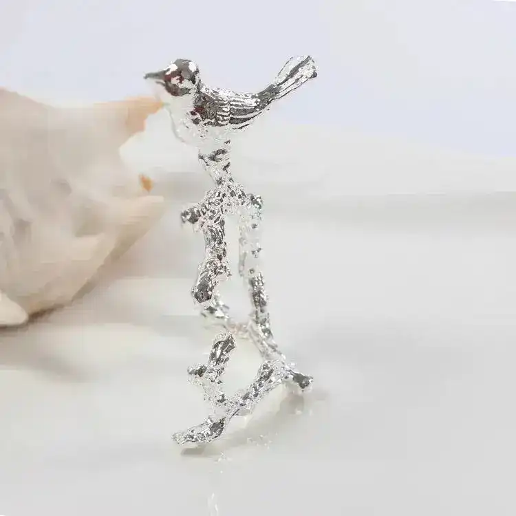 Bird on Branch Napkin Rings - Set of 10 - Image 8